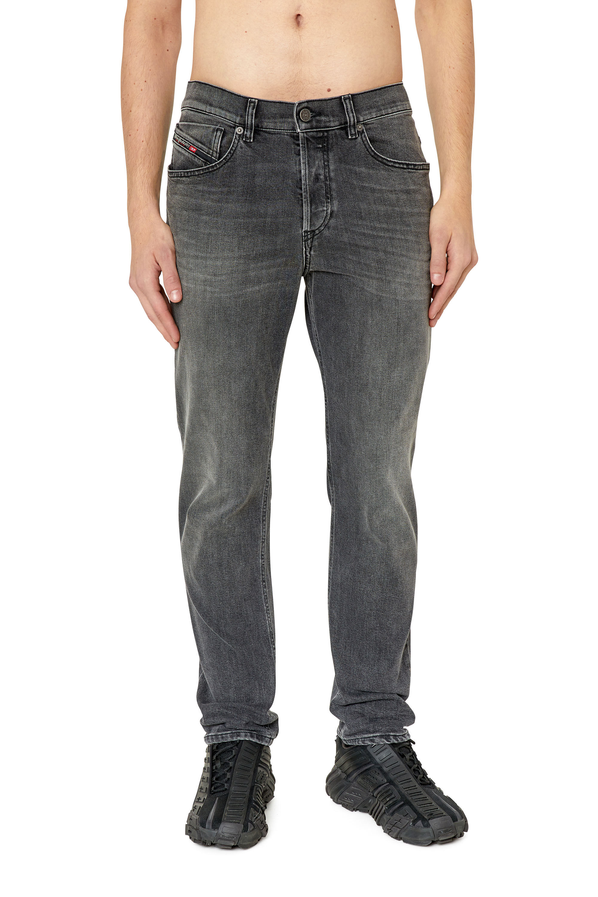 Diesel - 2006 D-Fining 09E94 Tapered Jeans, Gris - Image 3