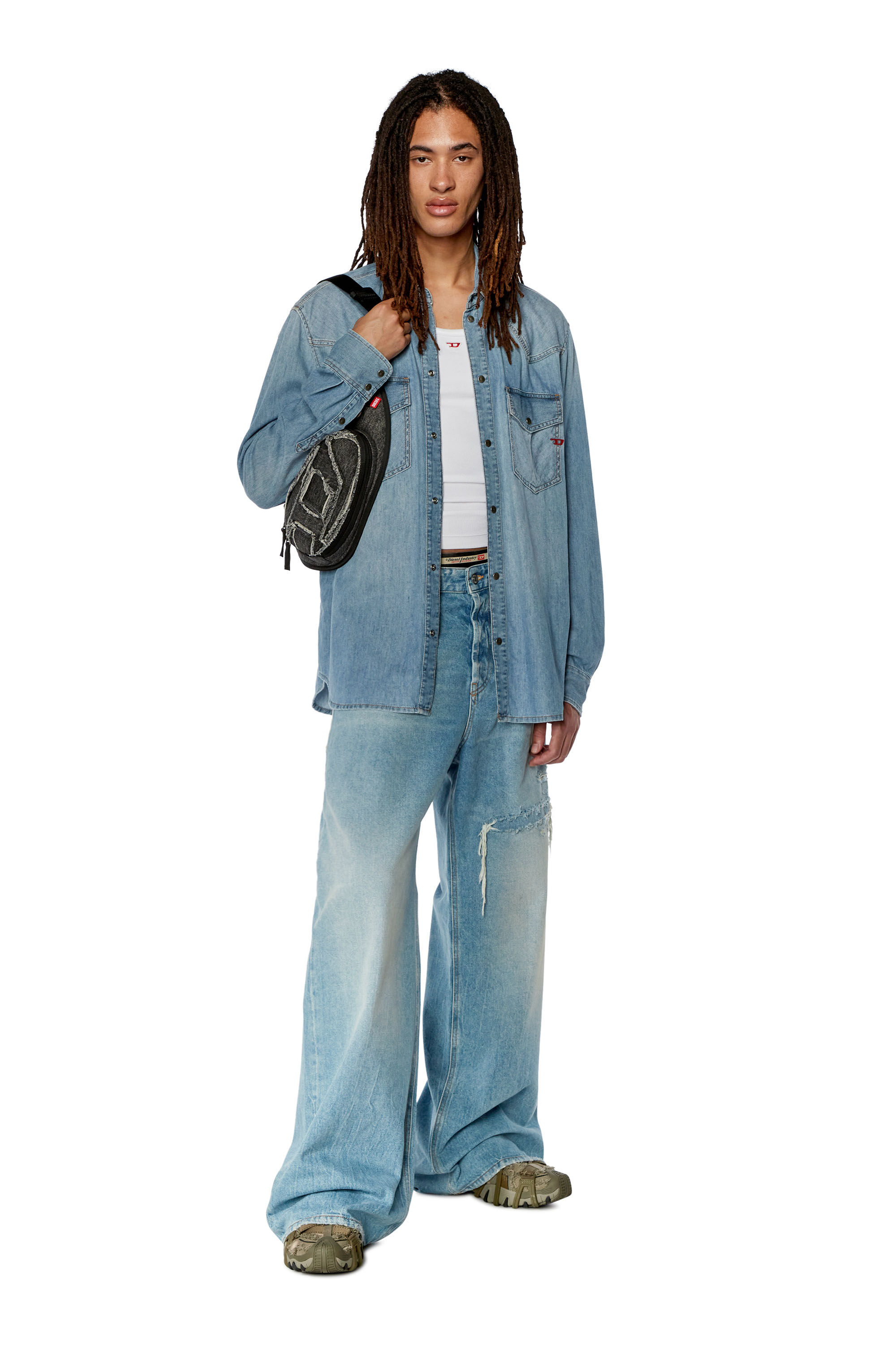 Jean diesel best sale homme bleu clair