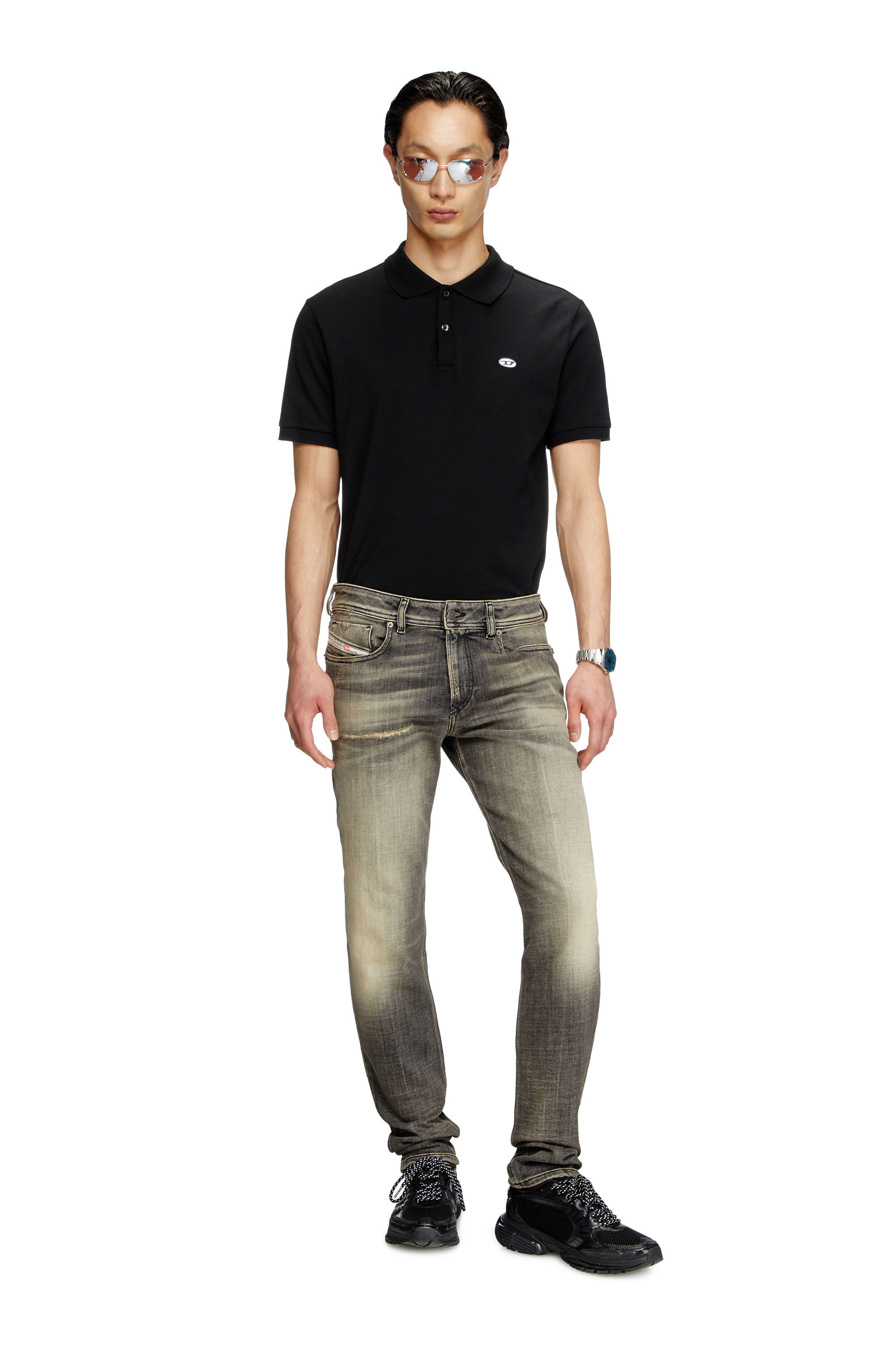 Diesel - Skinny Jeans 1979 Sleenker 09K54 Homme, Noir/Gris foncé - Image 1