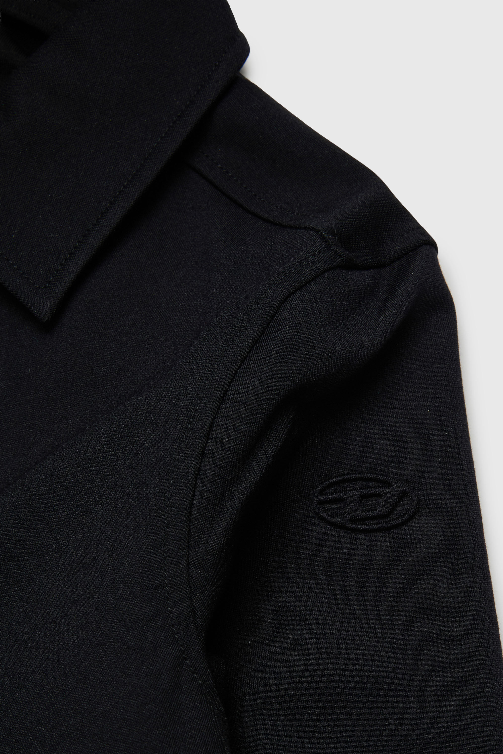 Diesel - JMILX, Veste zipp&eacute;e ajust&eacute;e en tissu stretch Femme in Noir - 4