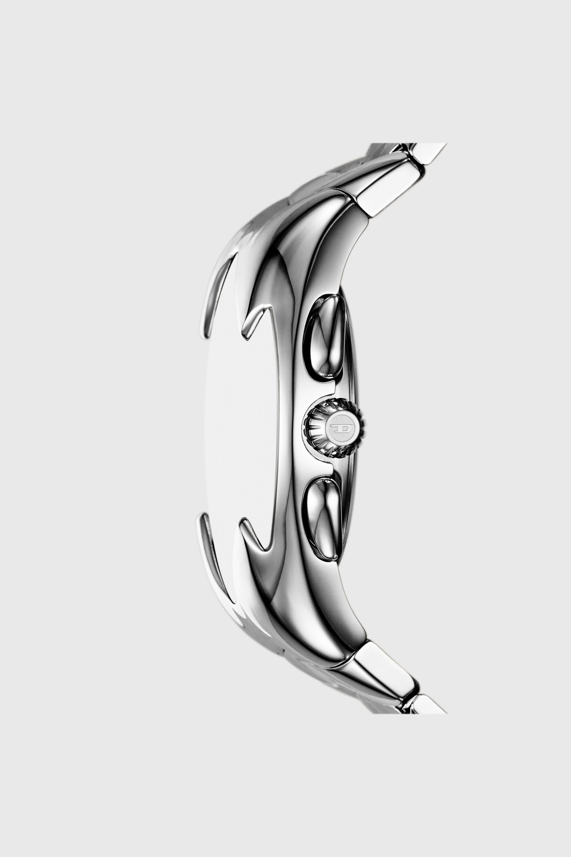 Diesel - DZ4683, Montre Mercurial en acier inoxydable Homme in Gris argent&eacute; - 3