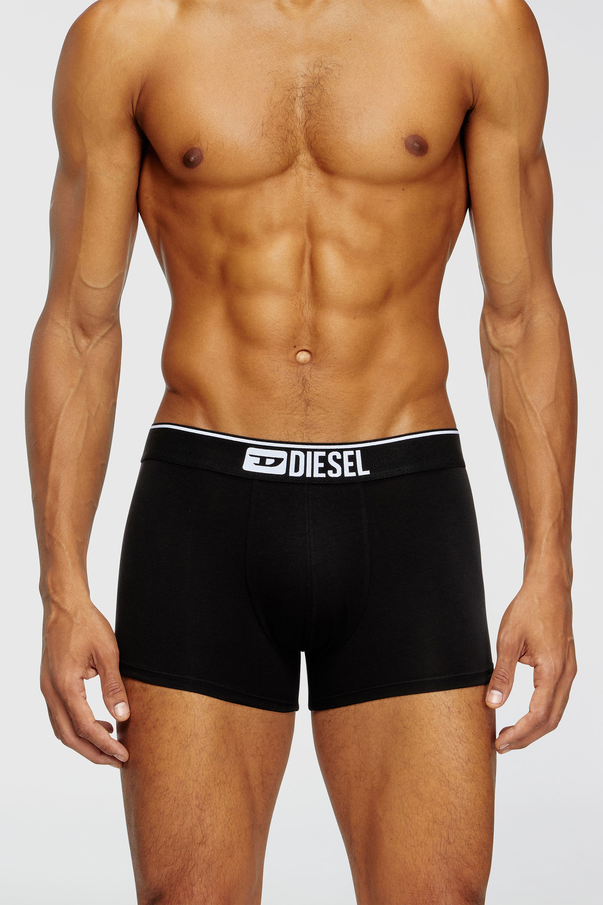 Diesel - UMBX-DAMIENTHREEPACK, Lot de trois boxers couleur unie Homme in Noir - 3