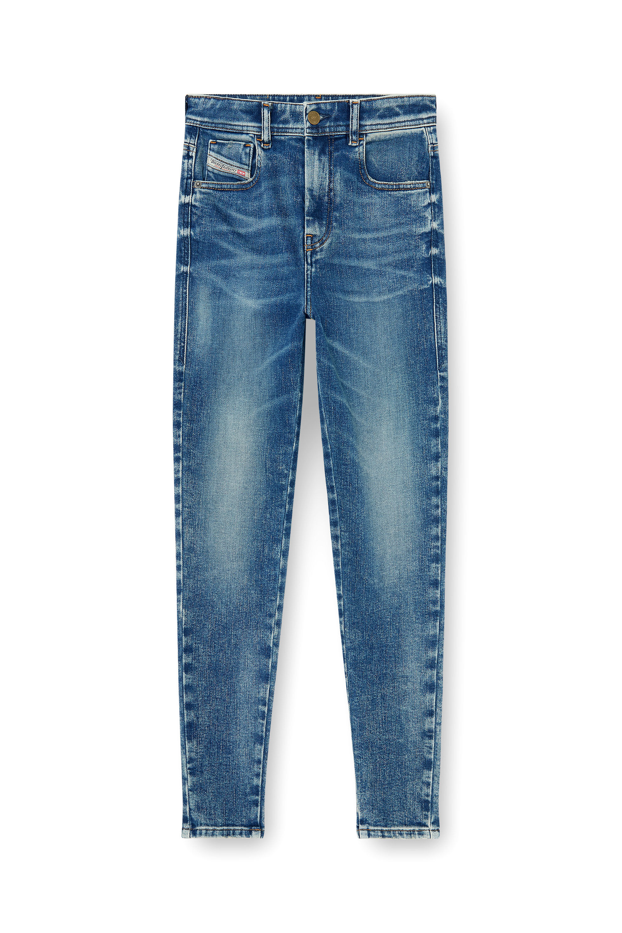 Diesel - Skinny Jeans 1984 Slandy-High 09P72 Femme, Bleu moyen - Image 6