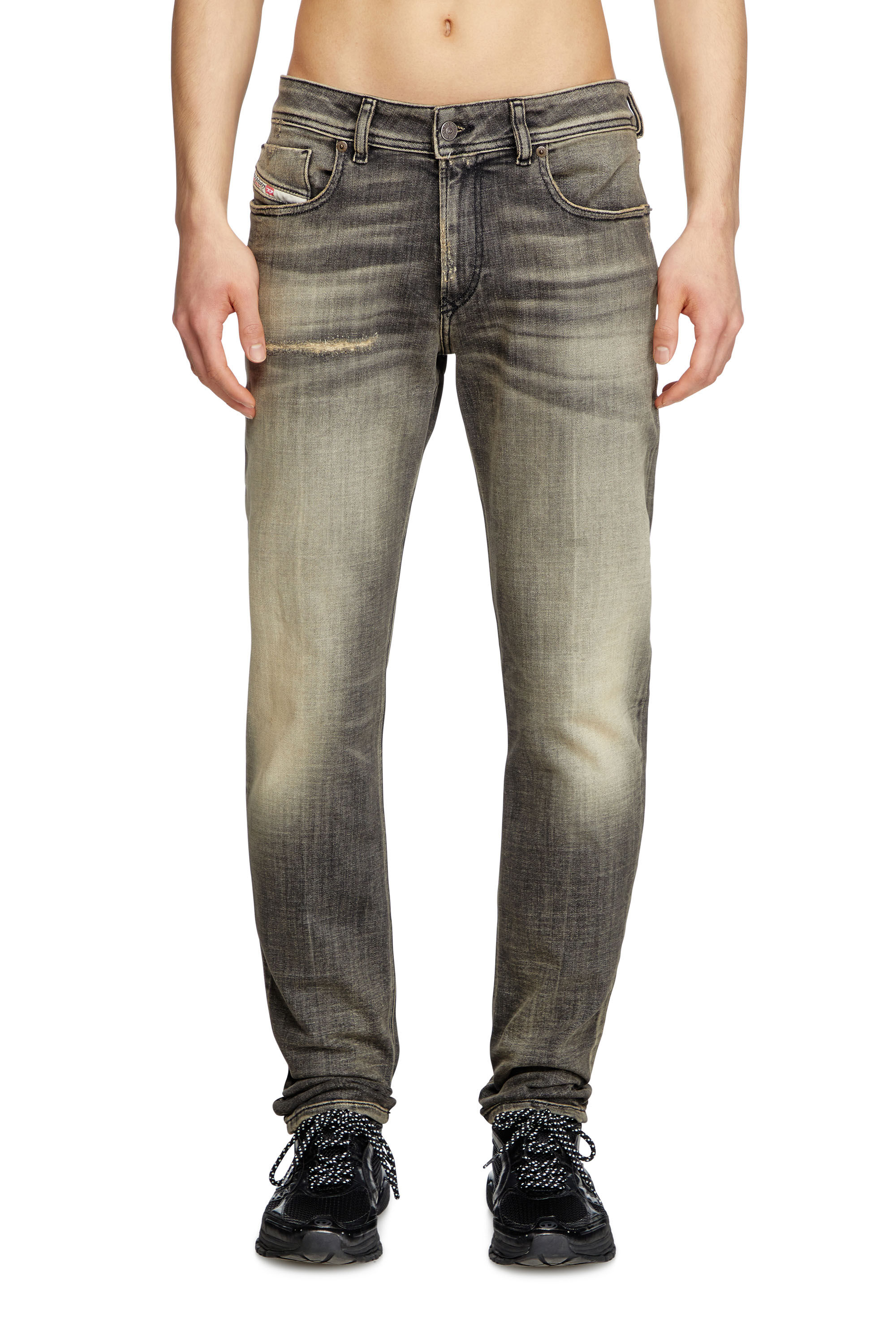 Diesel - Skinny Jeans 1979 Sleenker 09K54 Homme, Noir/Gris foncé - Image 3