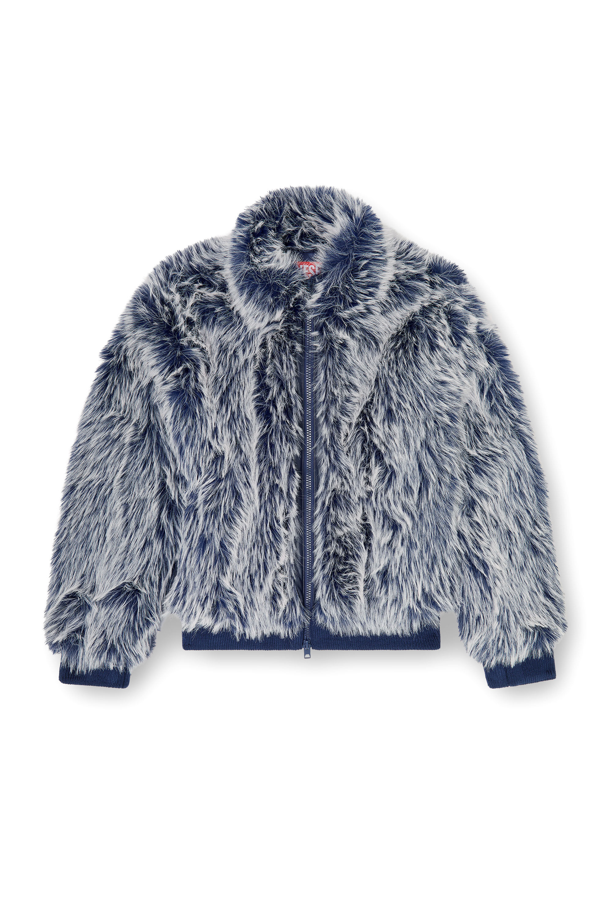 Diesel - W-VICTOR, Veste d'hiver shaggy Homme in Bleu - 2