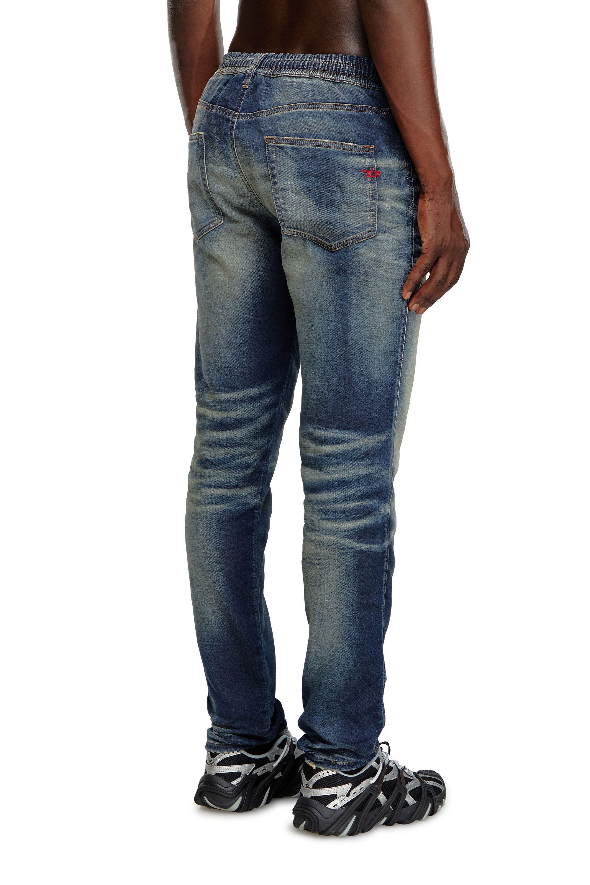 Diesel - Homme Slim 2060 D-Strukt Joggjeans® 068MH, Bleu Foncé - Image 4