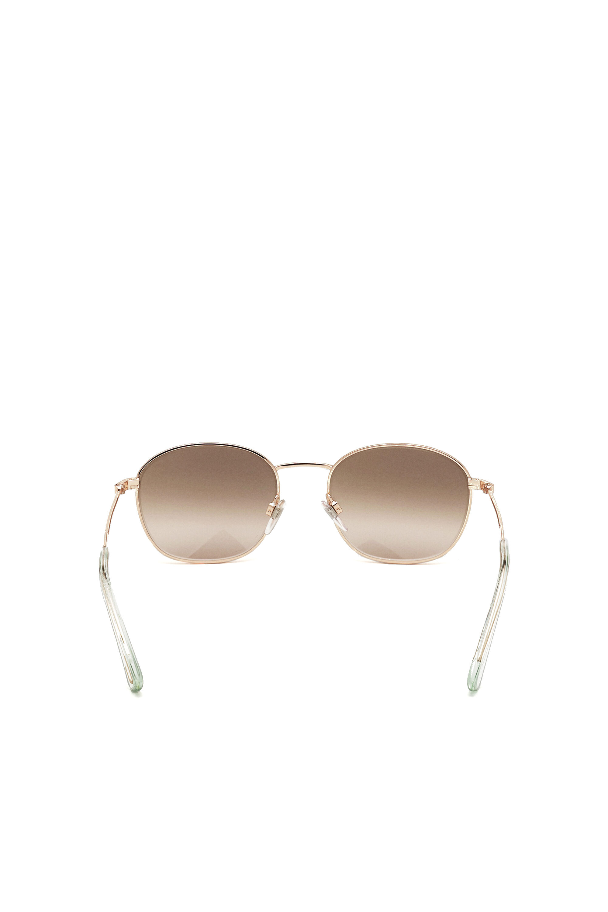 Diesel - DL0307, Lunettes de soleil unisexes à la silhouette arrondie Mixte in Rose - 3