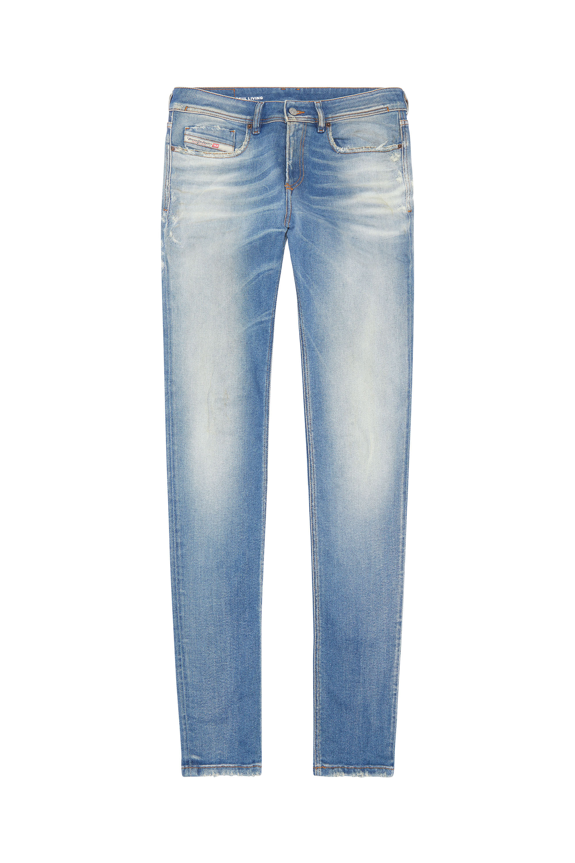 Diesel - Skinny Jeans 1979 Sleenker 09G26, Bleu Clair - Image 2