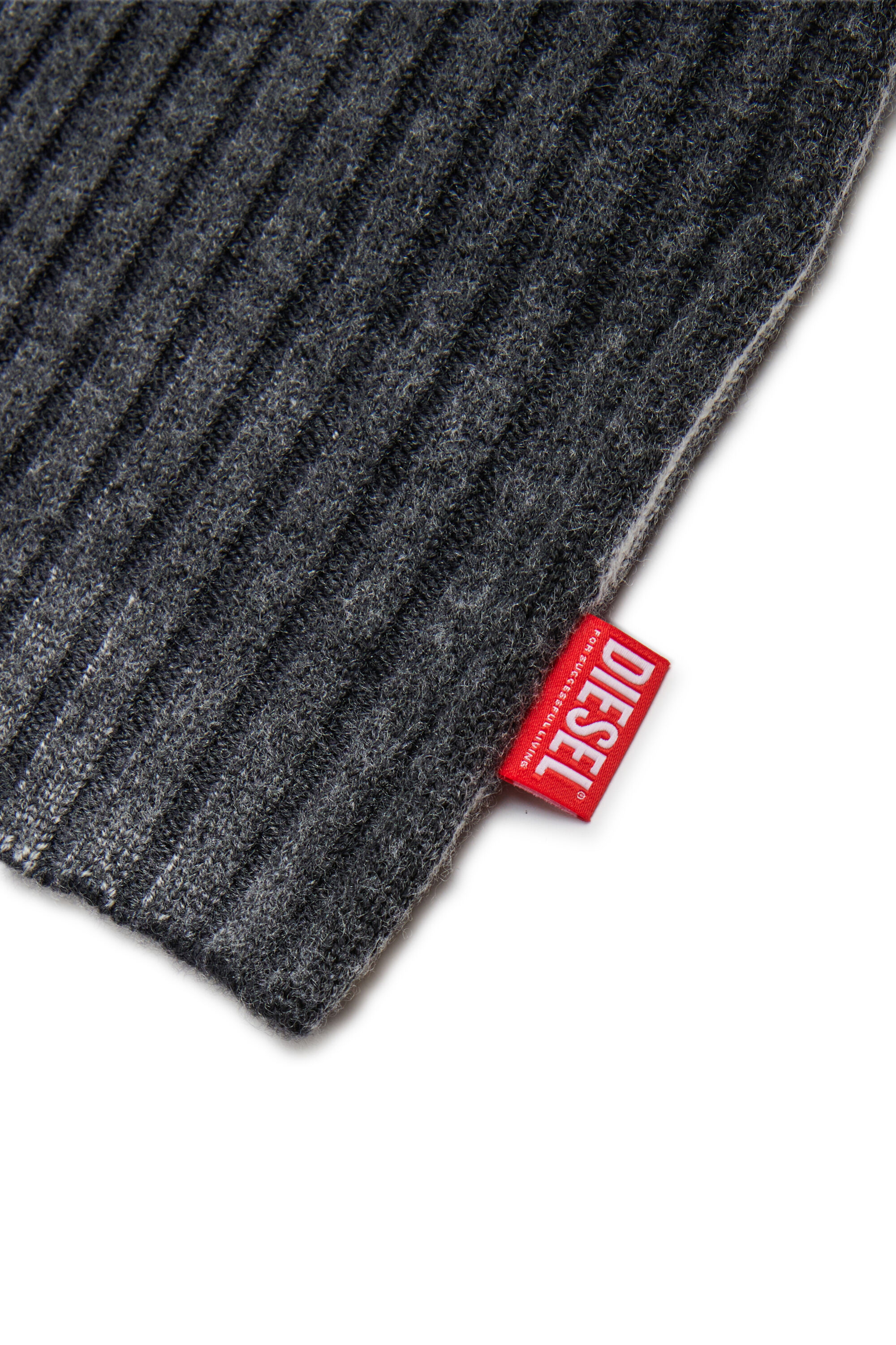 Diesel - GMASI, Jupe en laine avec fermeture éclair centrale Femme in Noir - 4