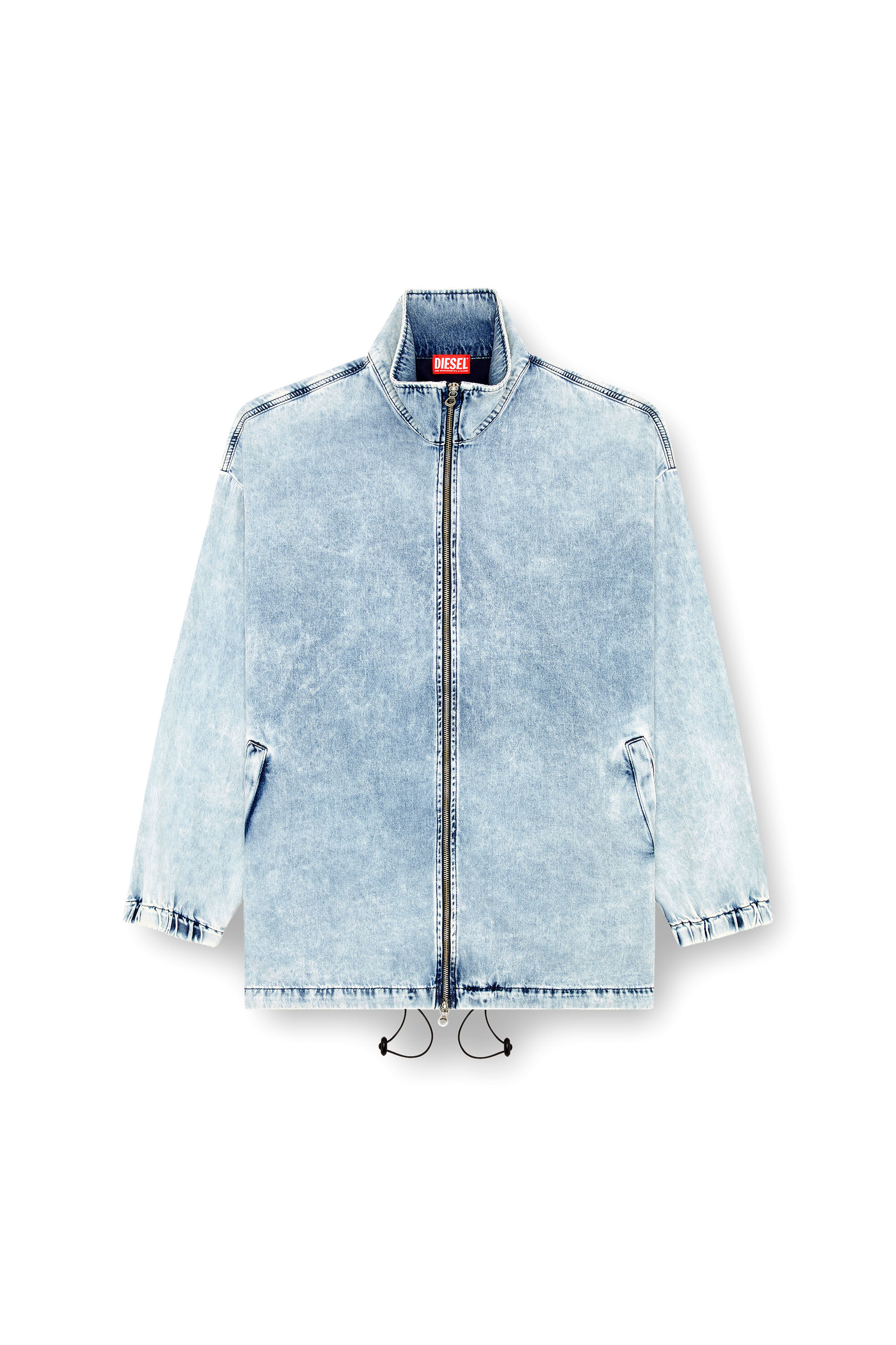 Diesel - D-KRAP-S1, Veste en denim avec Oval D Homme in Bleu - 2