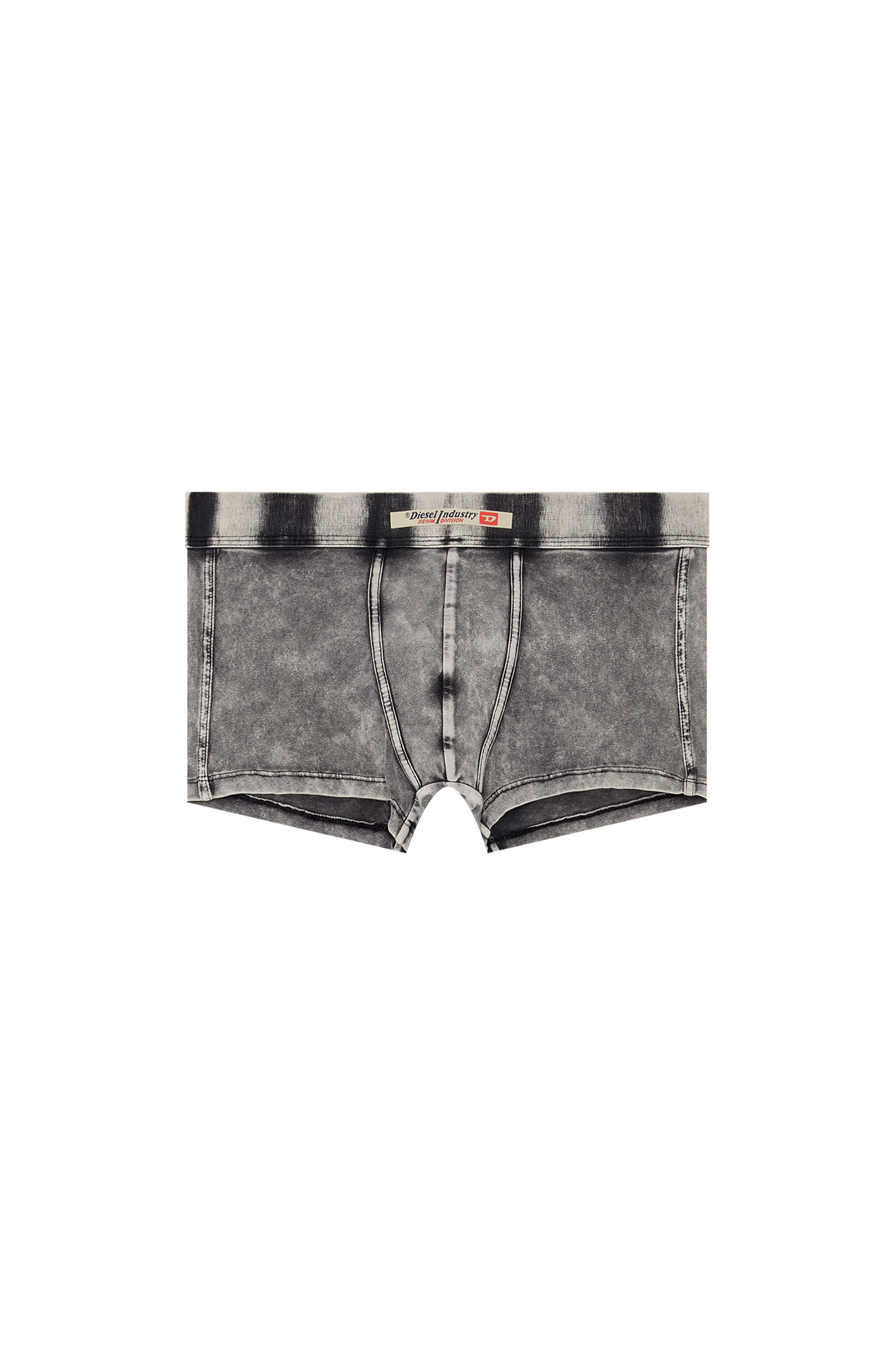 Diesel - UMBX-DAMIEN-H, Boxer en coton effet denim Homme in Noir - 2