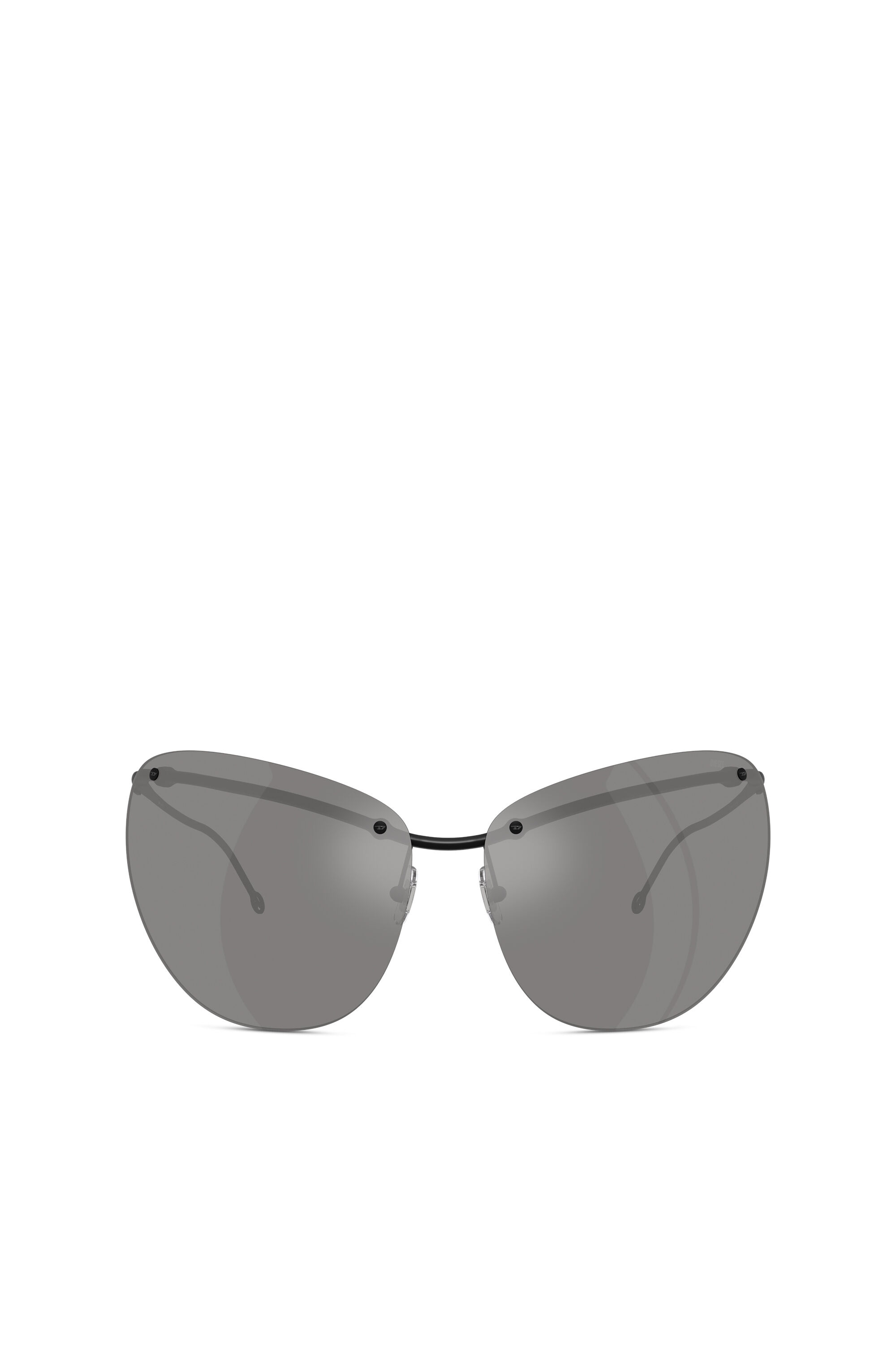 Diesel - 0DL1007, Lunettes de soleil à la forme enveloppante Mixte in Gris - 1