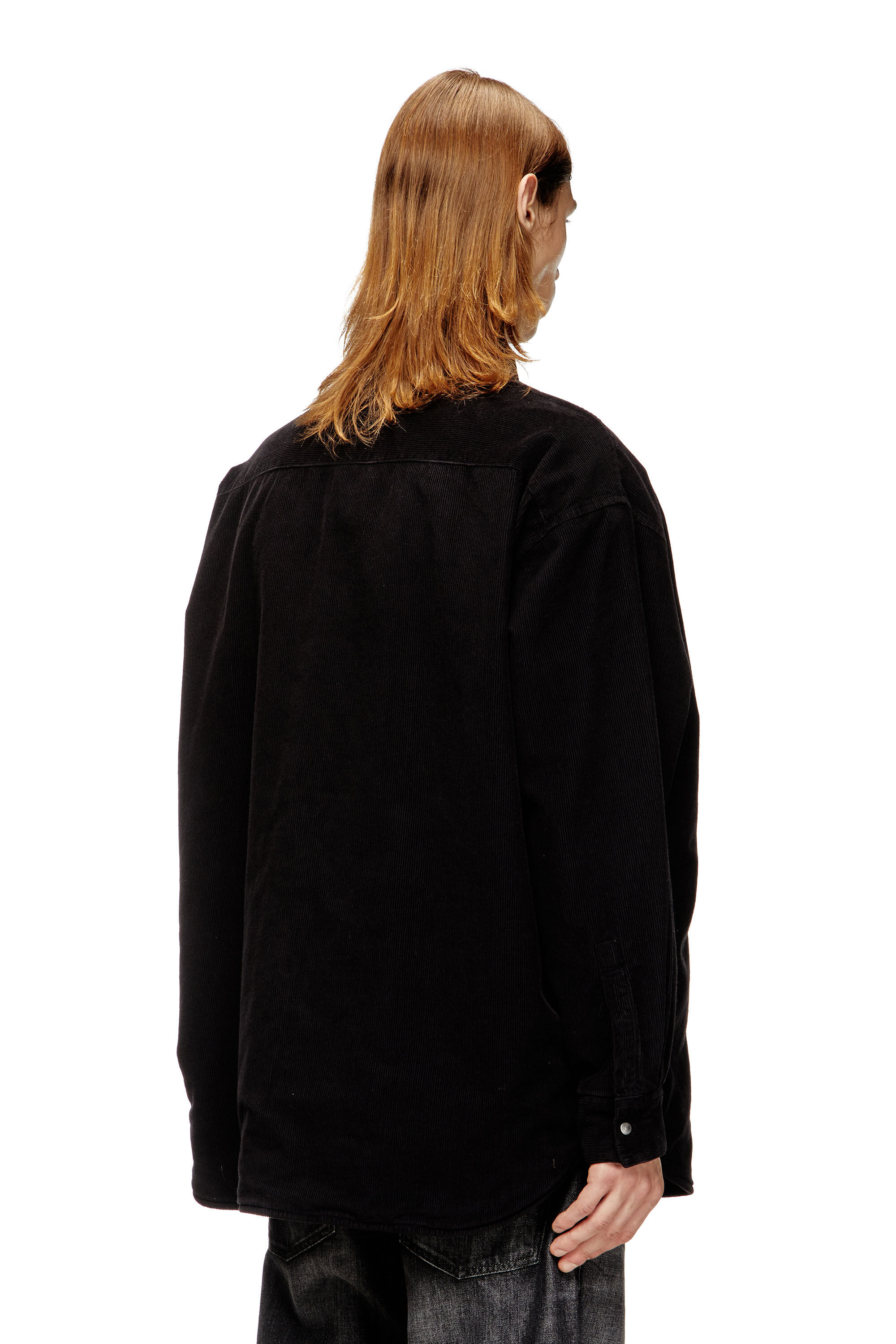 Diesel - S-BAGGY-PADD-HGBK, Chemise en coton avec broderie Oval D Homme in ToBeDefined - 4