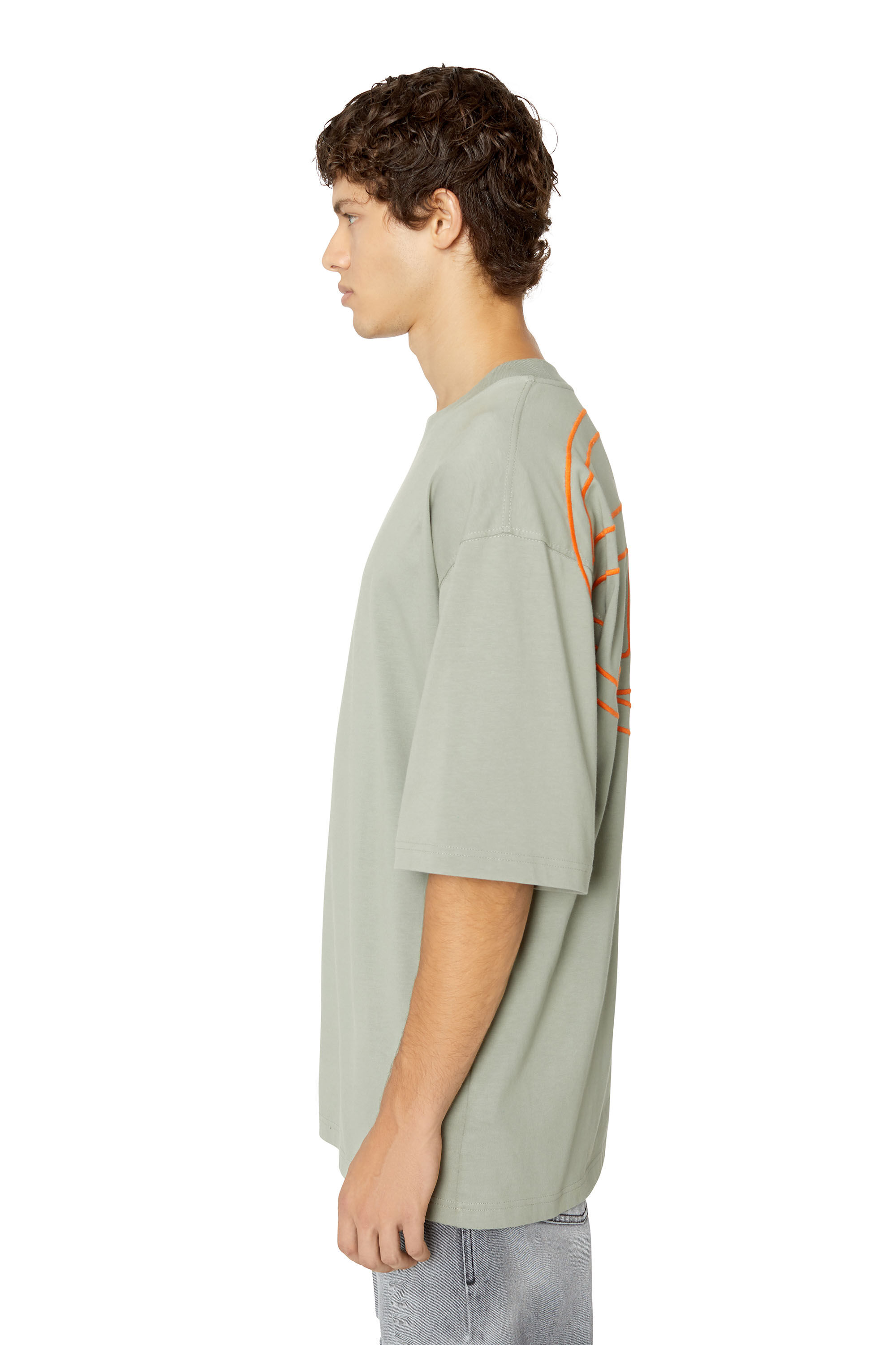 Diesel - T-BOGGY-MEGOVAL, Gris Clair - Image 5
