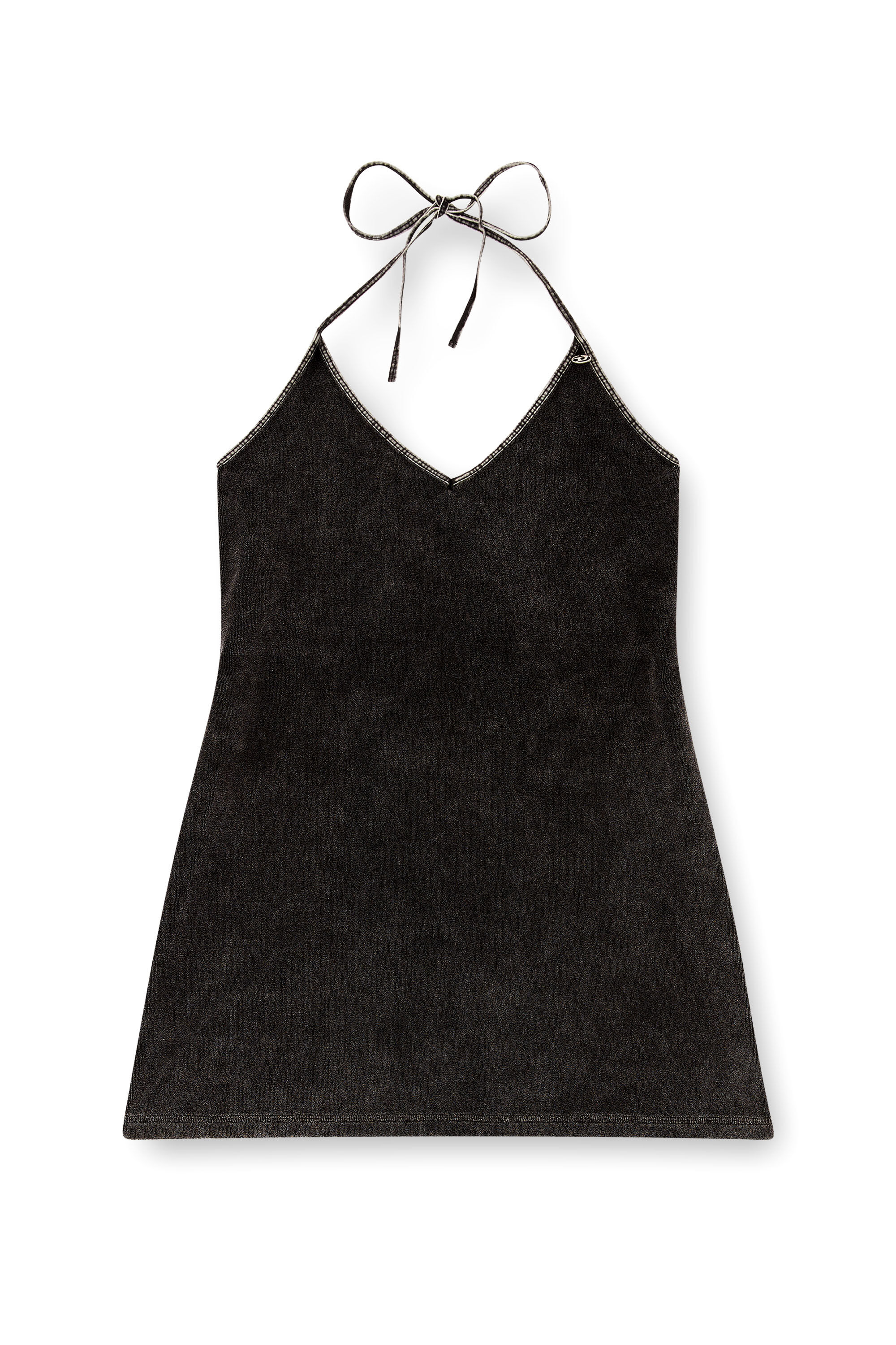 Diesel - MILVA-DNM, Robe courte en tissu éponge traité Femme in ToBeDefined - 5