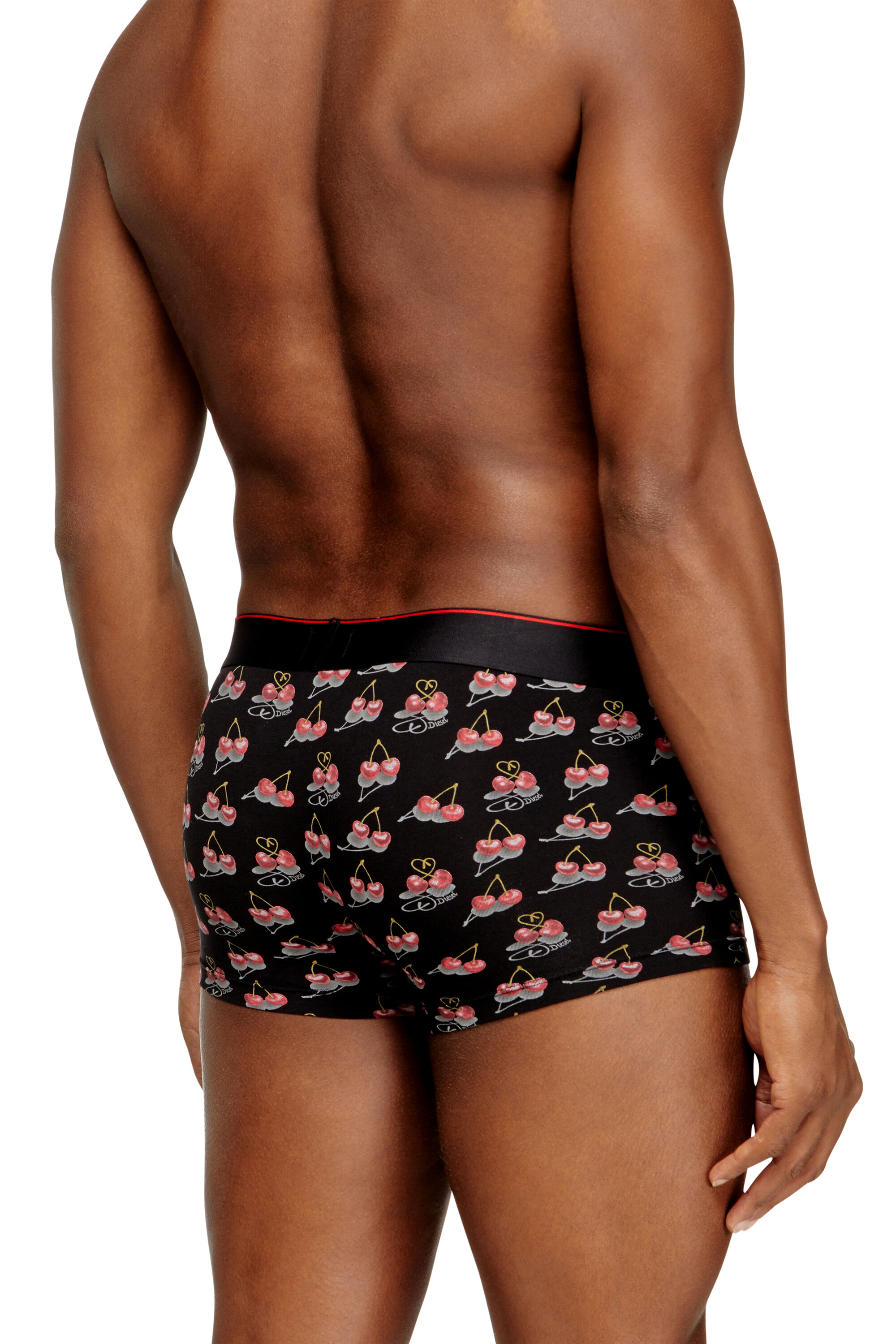 Diesel - DAMIEN-GFT-3PACK, Lot de 3 boxers imprimé cœurs et cerises Homme in Polychrome - 3