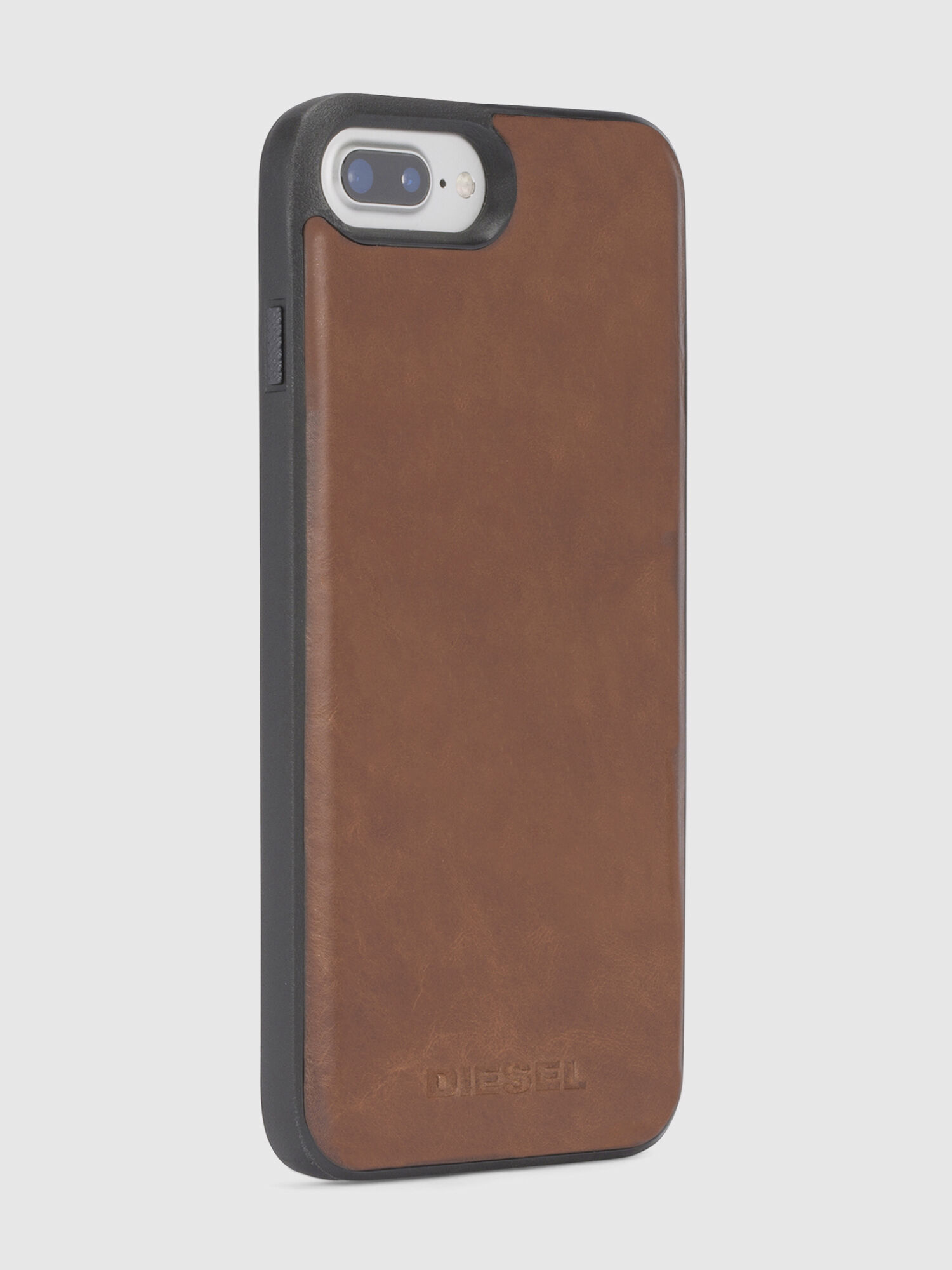 Diesel - BROWN LEATHER IPHONE 8/7/6s/6 CASE, Coque en cuir marron, iPhone 8/7/6s/6 Mixte in Marron - 5