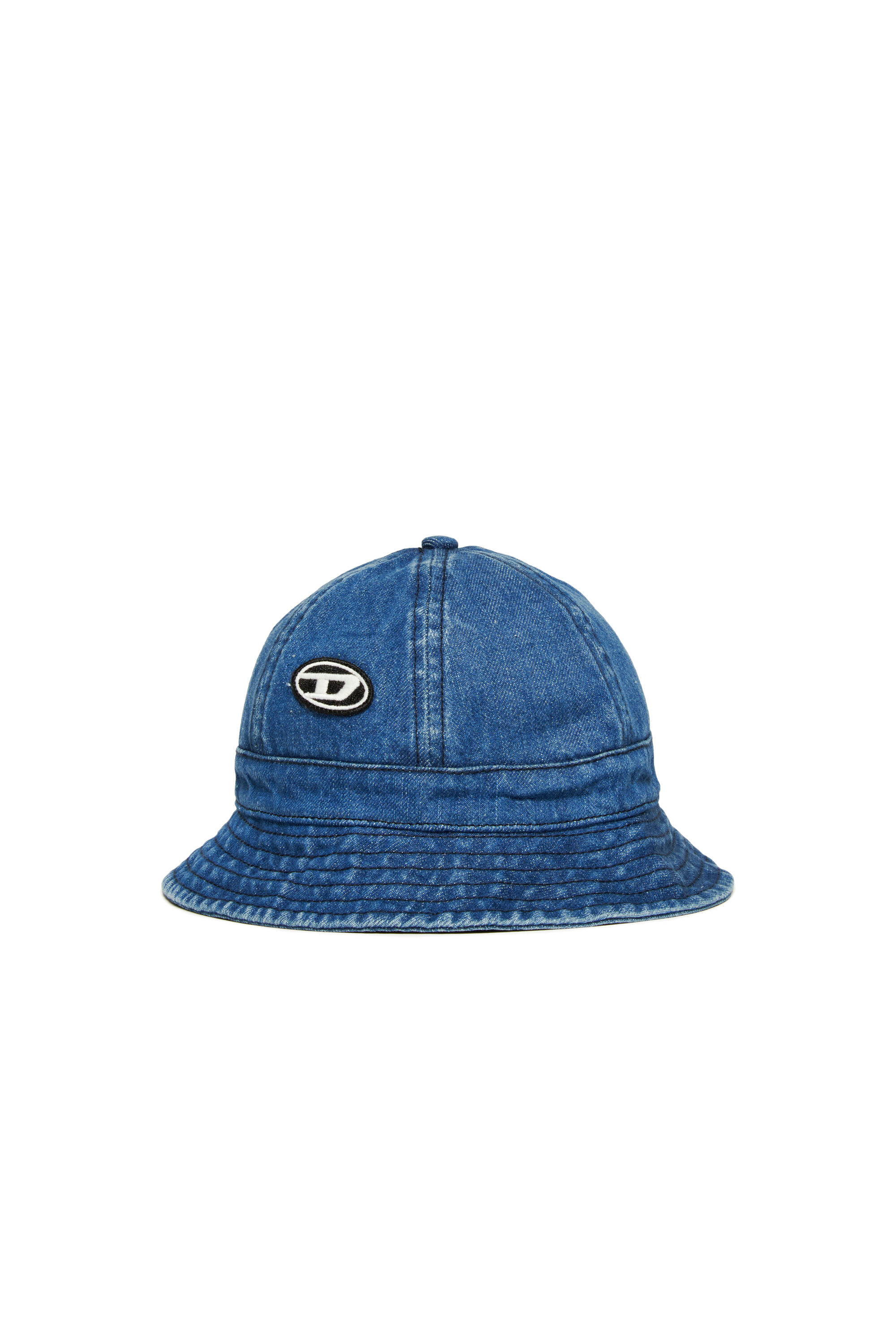 Diesel - FDENB, Bob en denim avec empiècement Oval D Mixte in Bleu - 1