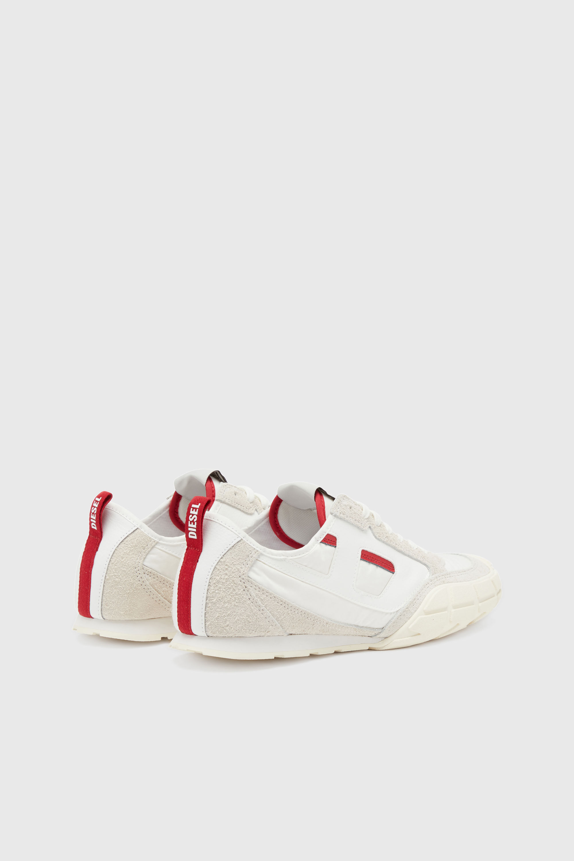 Diesel - S-PAGODHA LOW, S-Pagodha-Sneakers en cuir, su&egrave;de et tissu ind&eacute;chirable Homme in Polychrome - 3