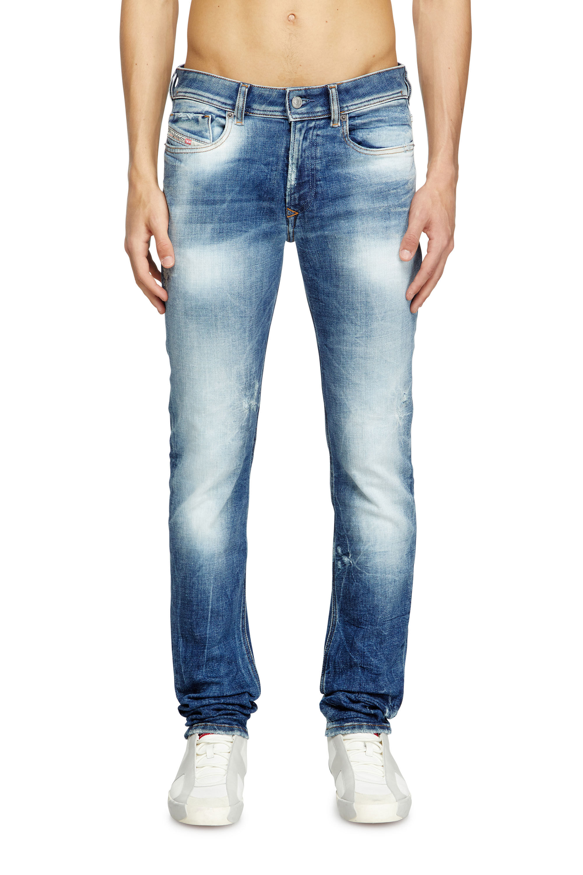 Diesel - Skinny Jeans 1979 Sleenker 09M27 Homme, Bleu Foncé - Image 3