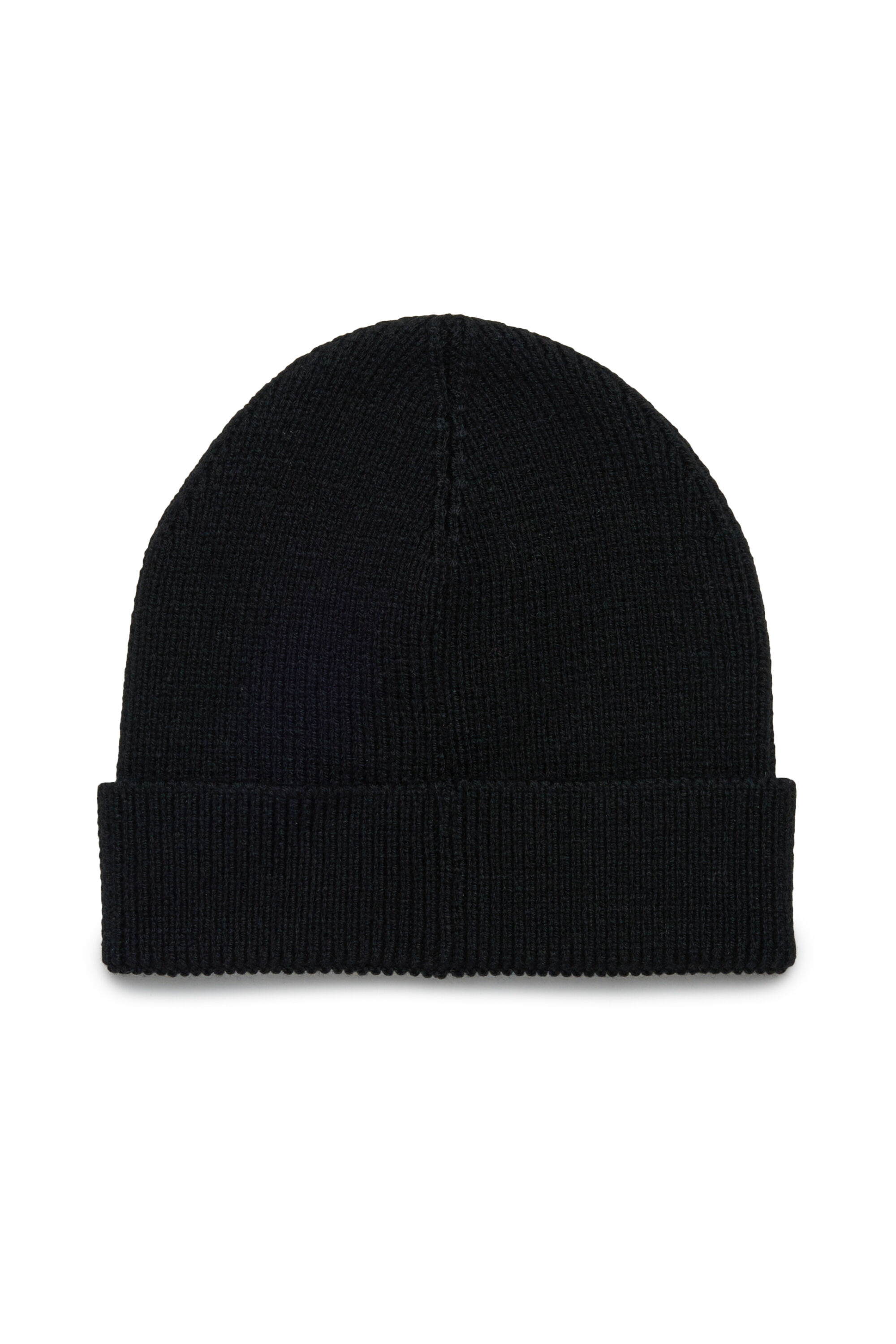 Diesel - FKCODERFULLYC, Bonnet en laine avec logo brodé Mixte in Noir - 2