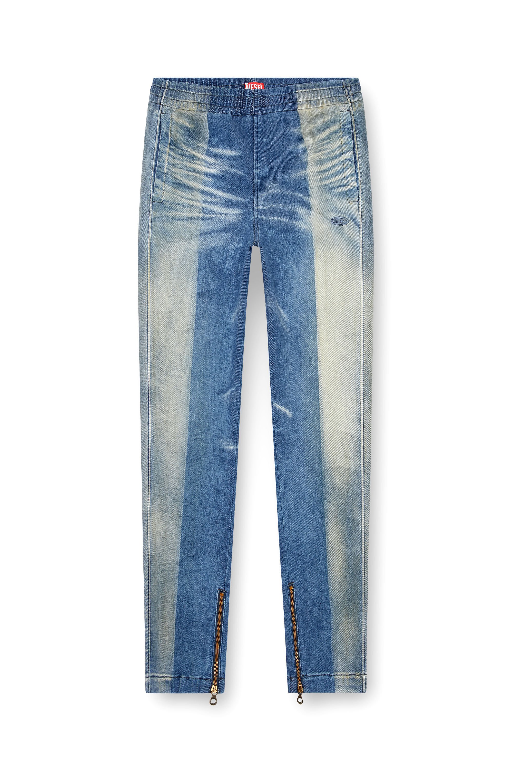 Diesel - Tapered D-Larry 09L05 Mixte, Bleu moyen - Image 2