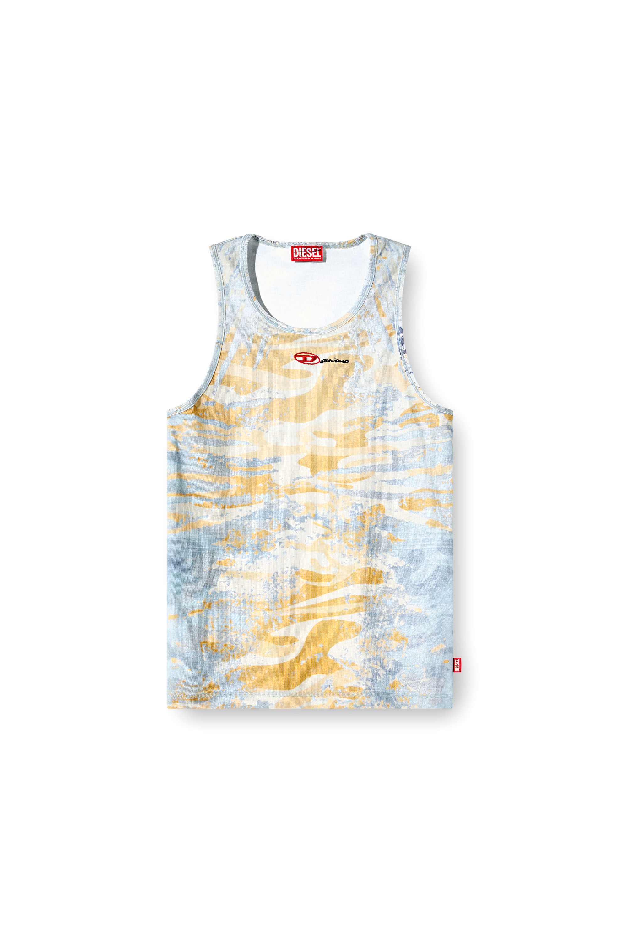 Diesel - T-LIFTY-DD, Débardeur camouflage en coton stretch Mixte in Polychrome - 2