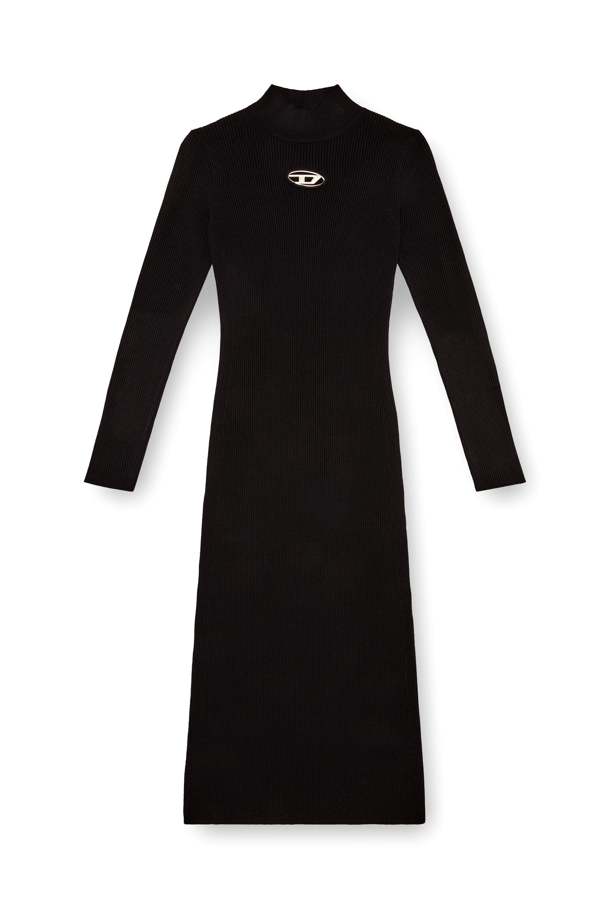 早い者勝ち!!! DIESEL／ディーゼル◆ワンピース｜M-Zary-B Women's Long dress in ribbed knit | Black | Diesel