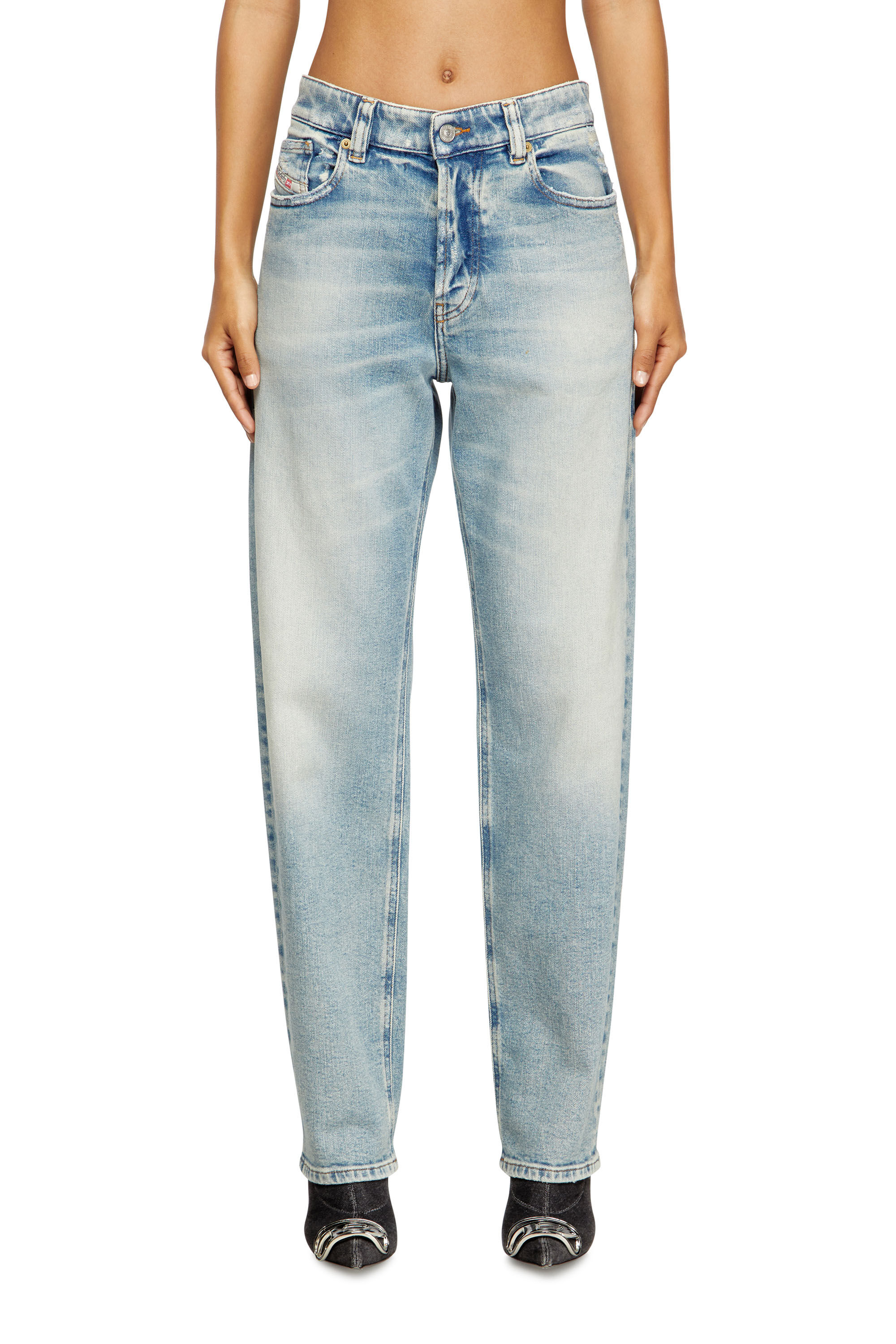 Diesel - Woman's Regular Jeans 1988 D-Ark 09M21, Light Blue - 3