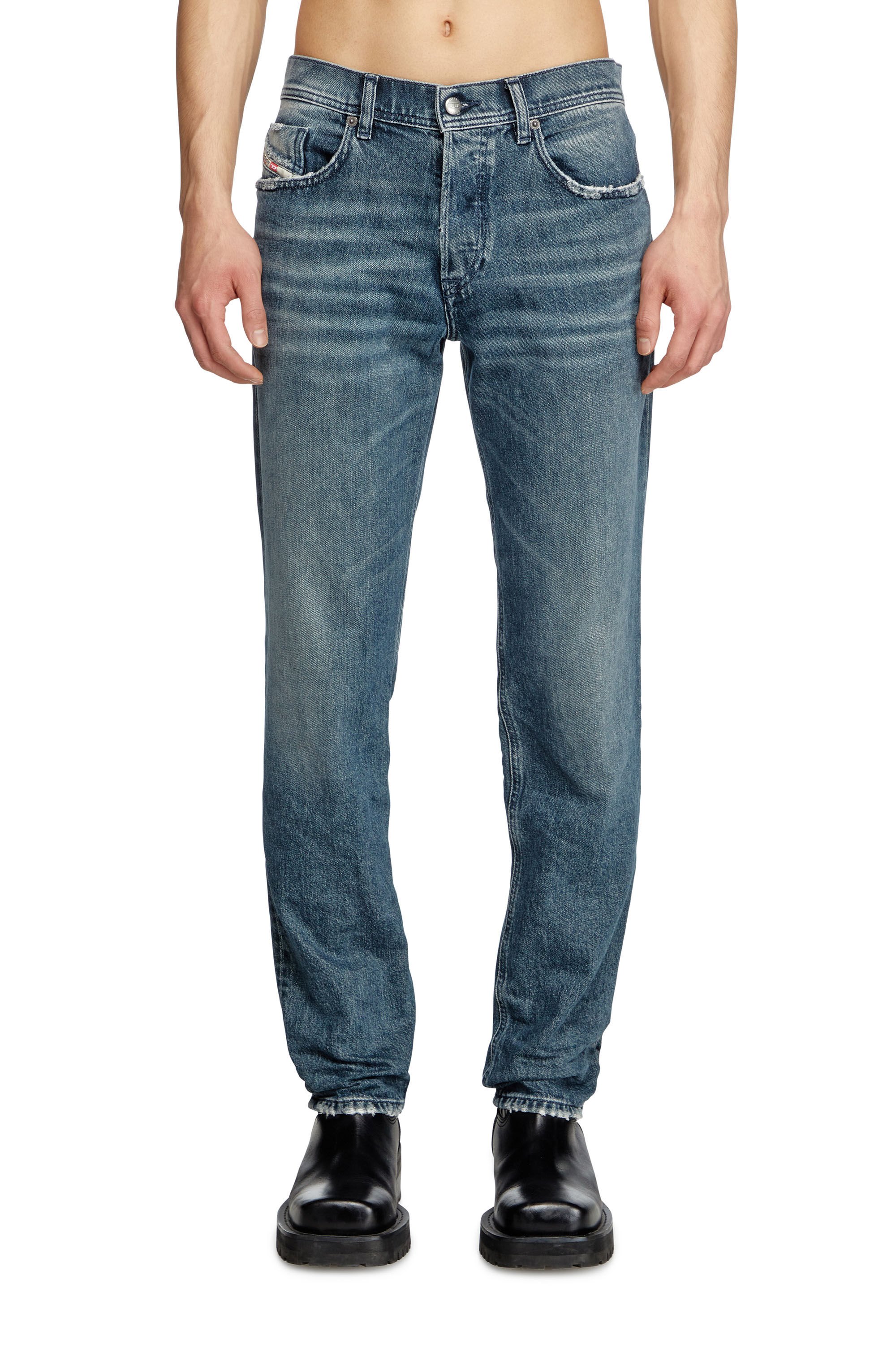 Diesel - Regular Jeans 2023 D-Finitive 007Y7 Homme, Bleu moyen - Image 3