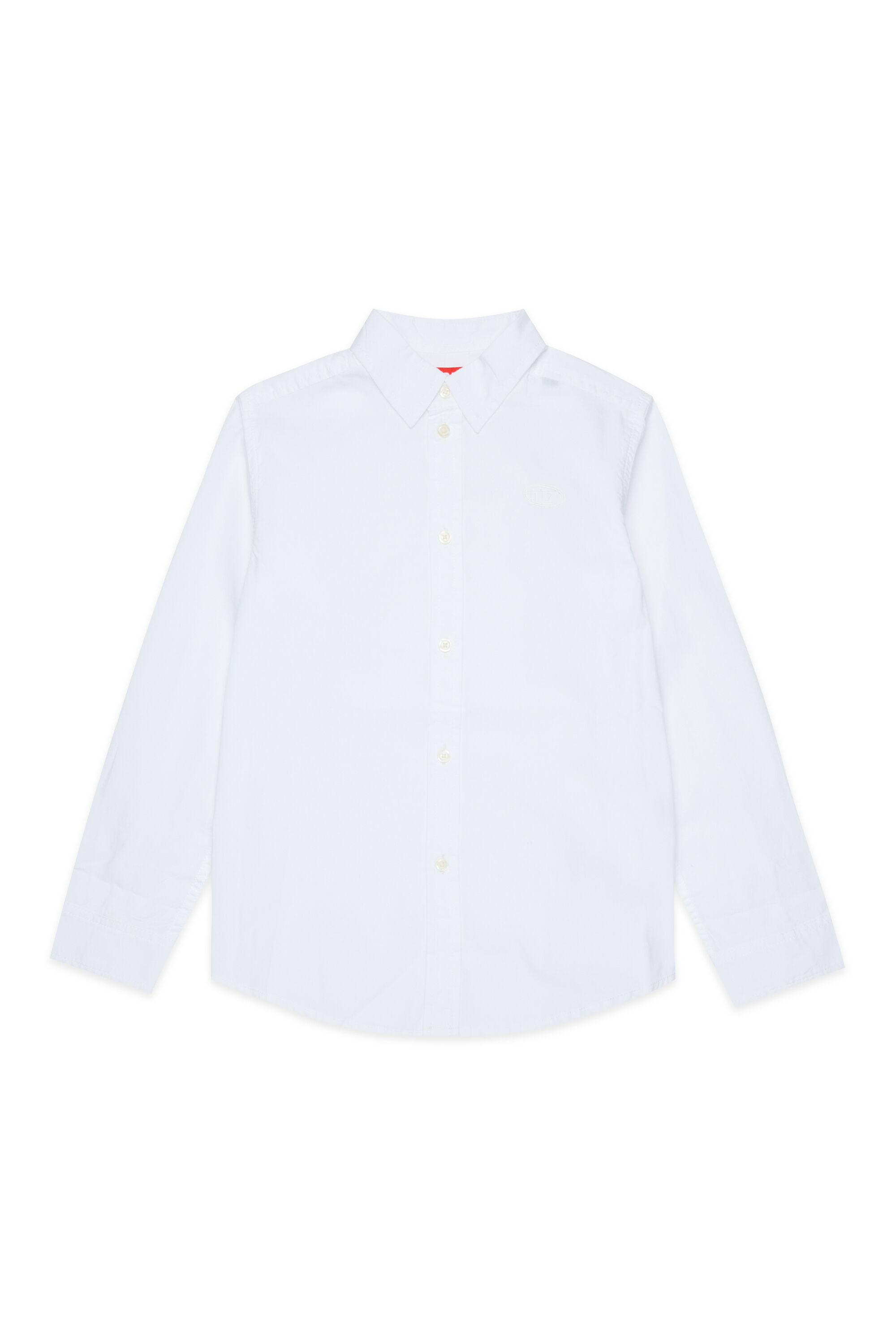 Diesel - CSTAN, Chemise en coton Homme in Blanc - 1