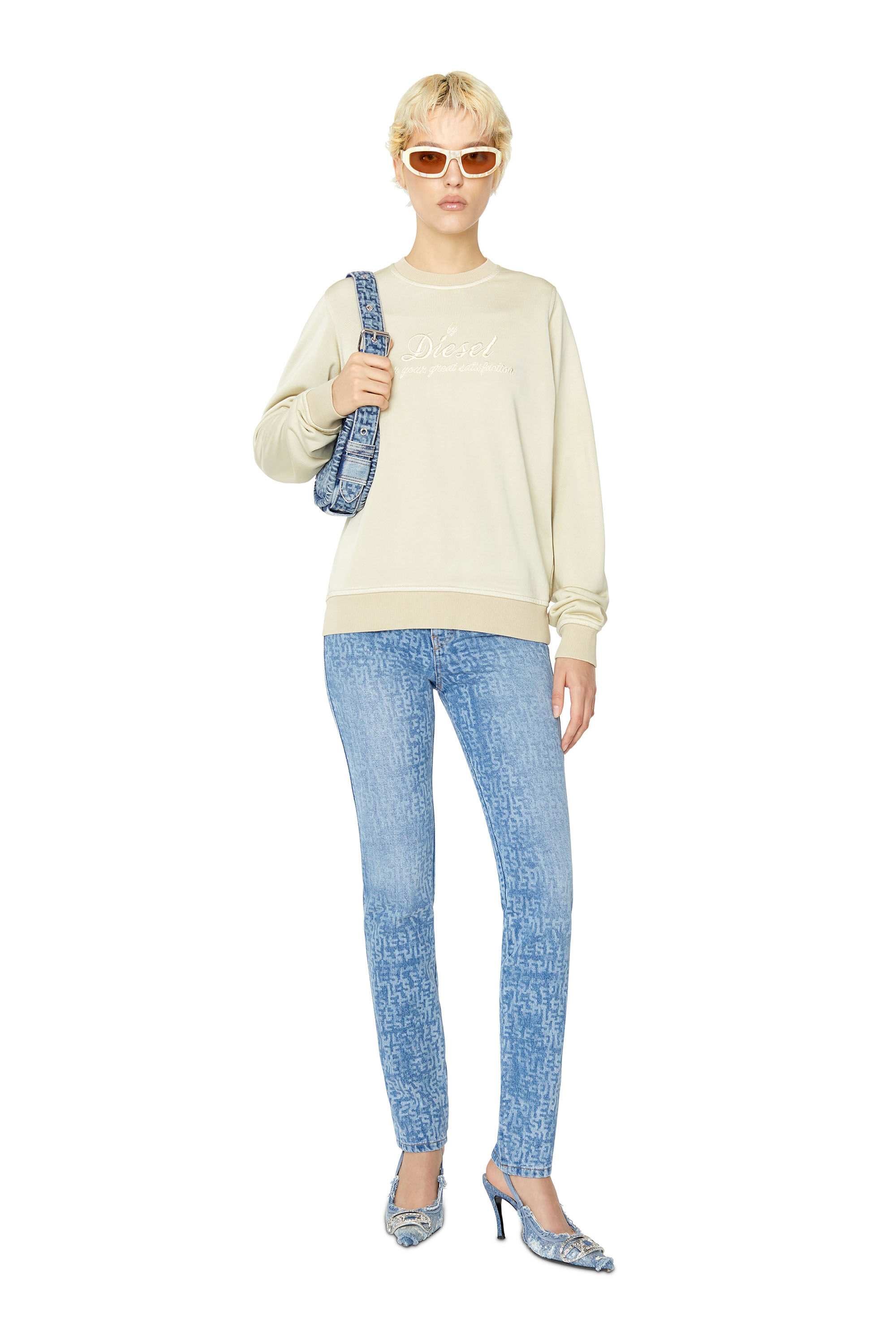 Diesel - 1994 007F5 Straight Jeans, Bleu Clair - Image 1