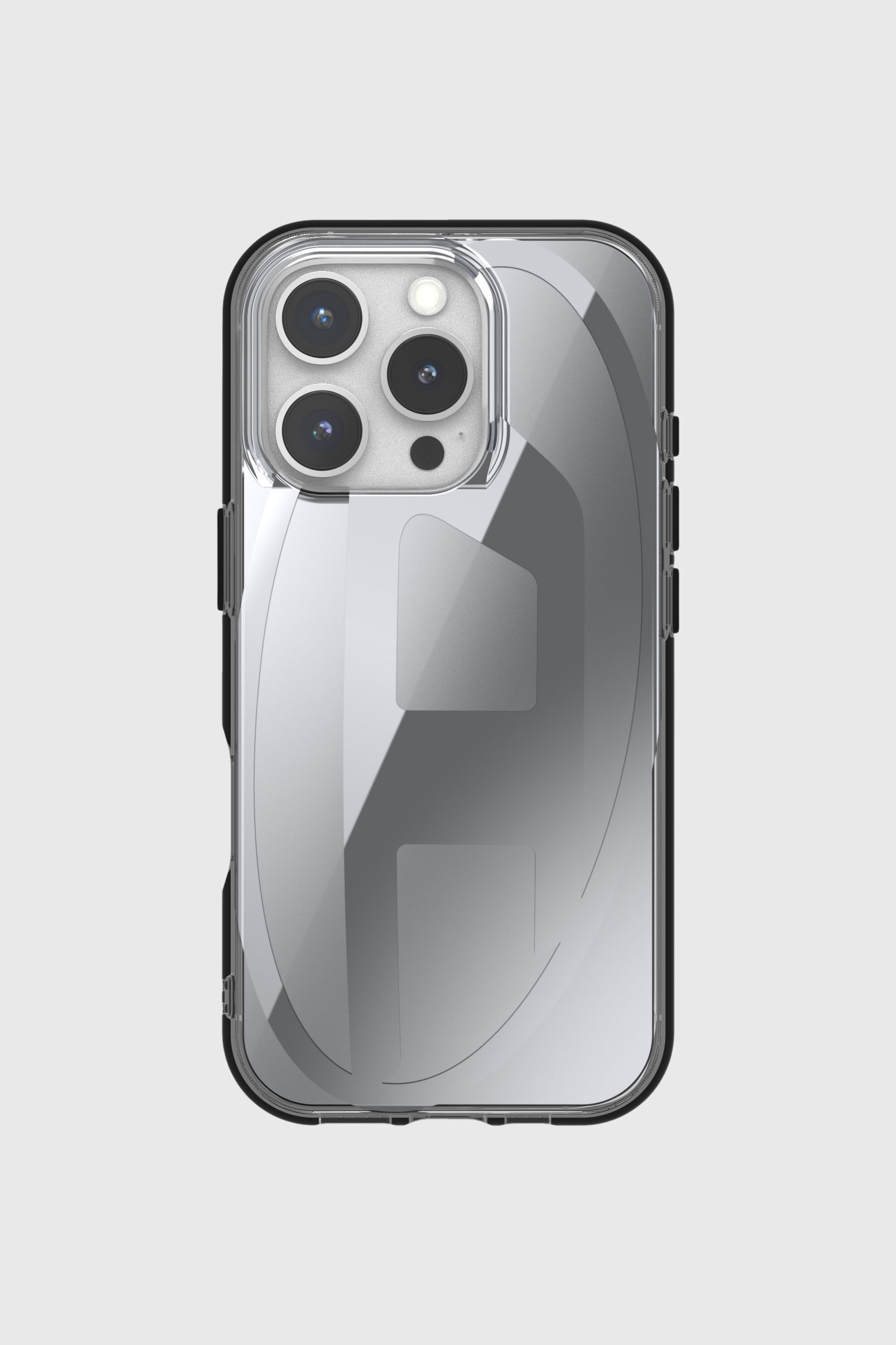 Diesel - 60160 AOP CASE, Coque miroir pour l'iP 16 Pro Mixte in Gris - 2