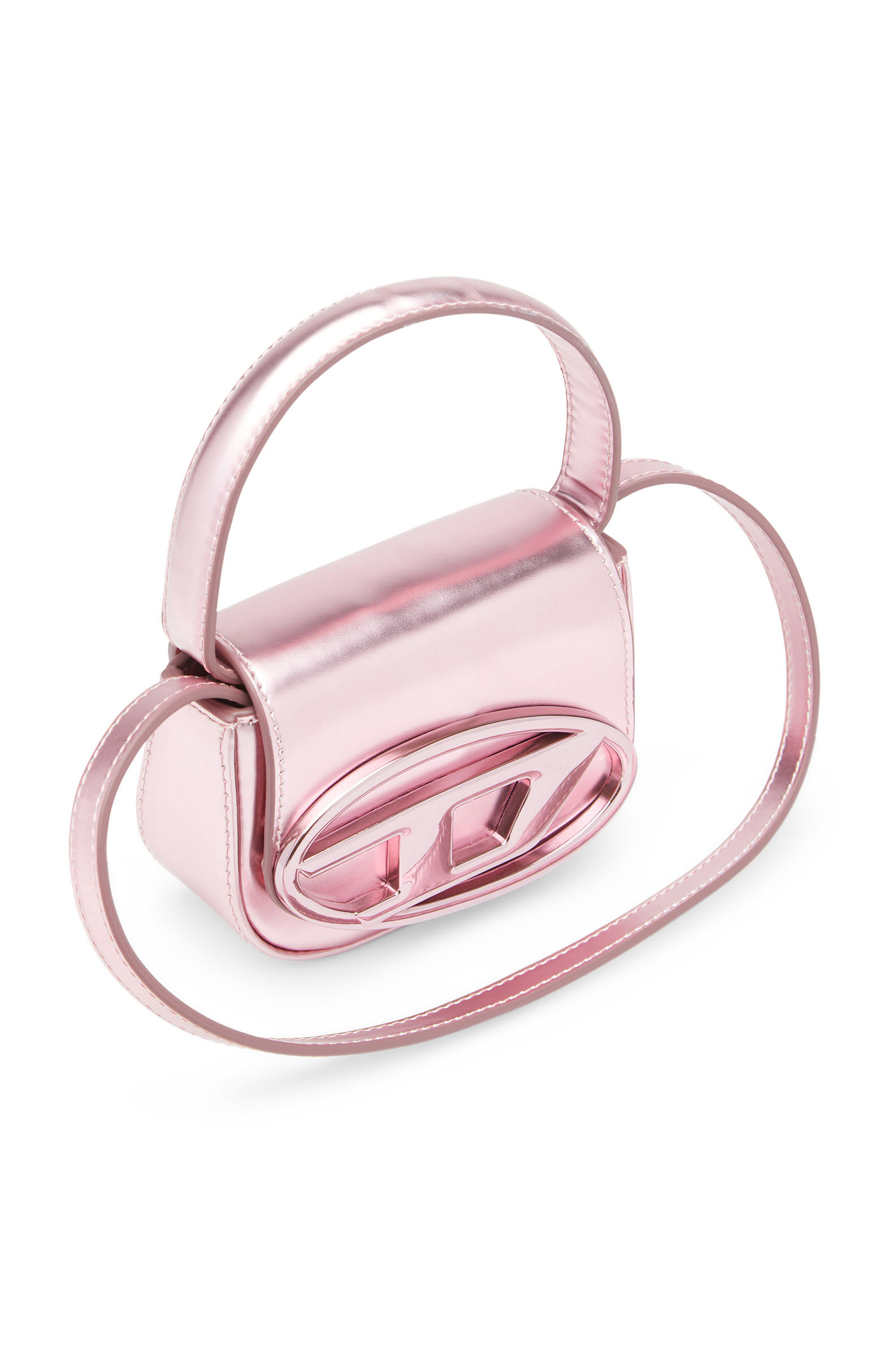1DR-XS-S Woman: Mini bag in mirrored leather | Diesel {{Country}}