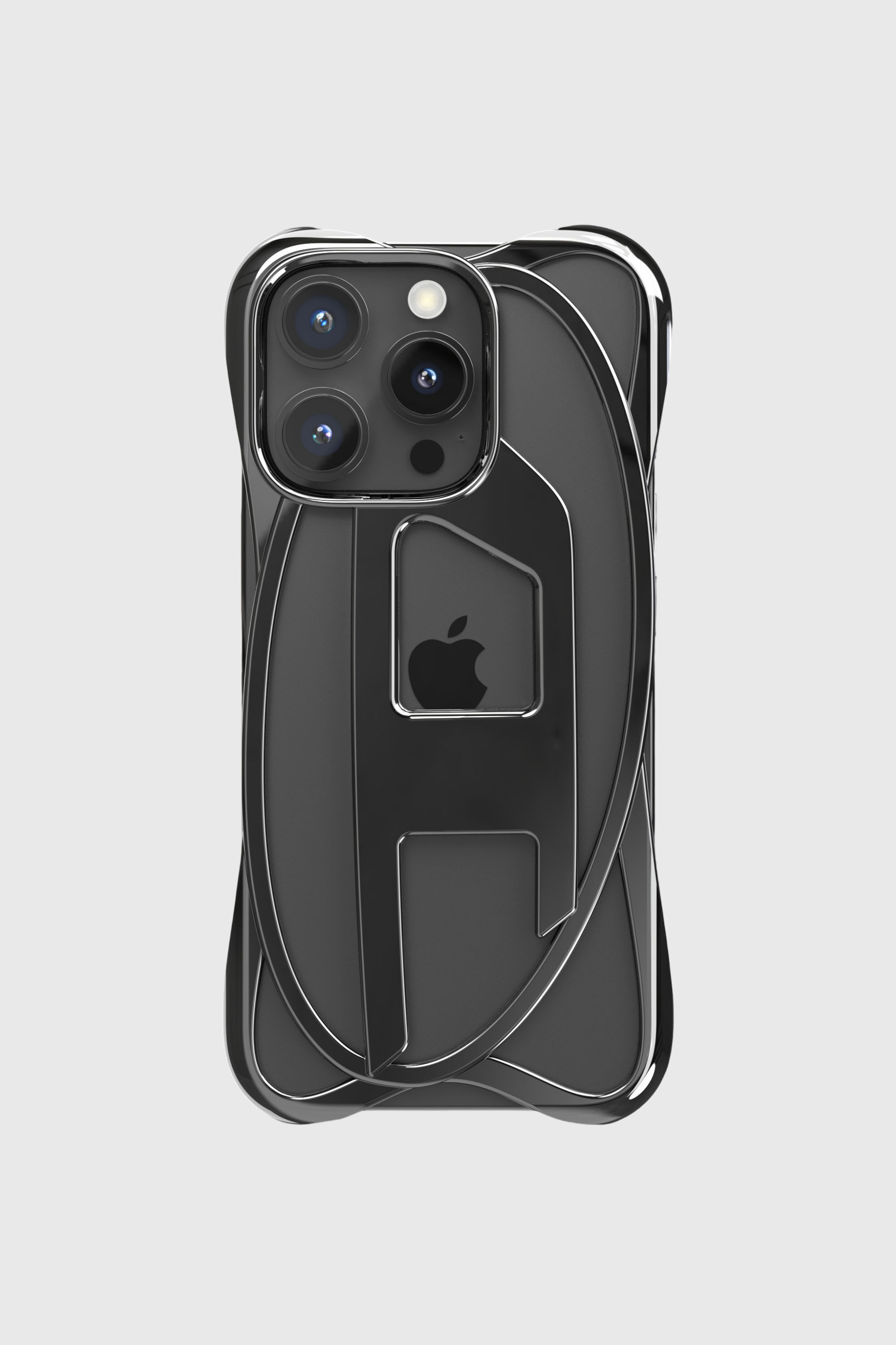 Diesel - 60268 CAGED D CASE, Coque Caged D iPhone 16 Pro Mixte in Noir - 2