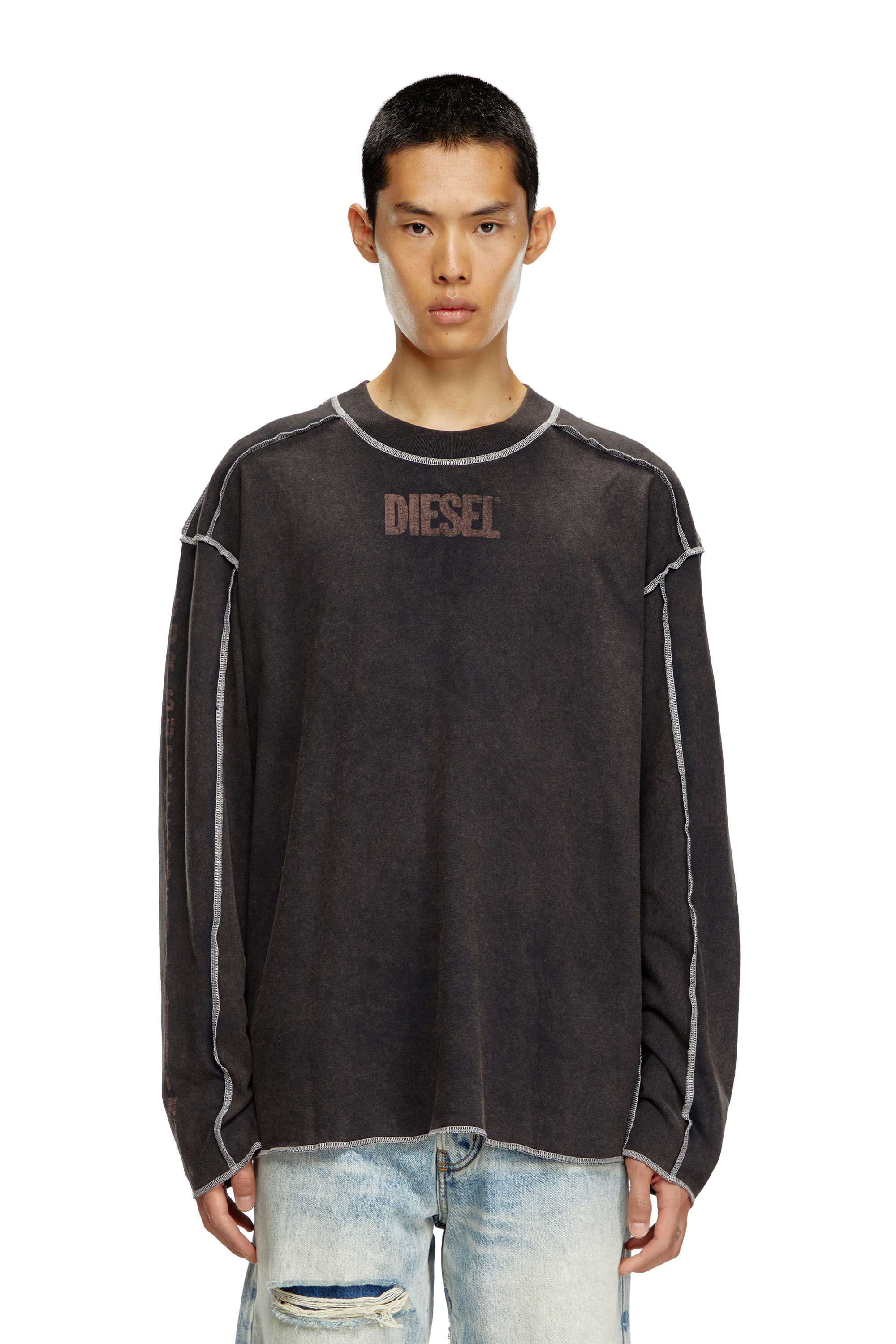 Diesel - T-CRAOR-LS, Gris foncé - Image 6