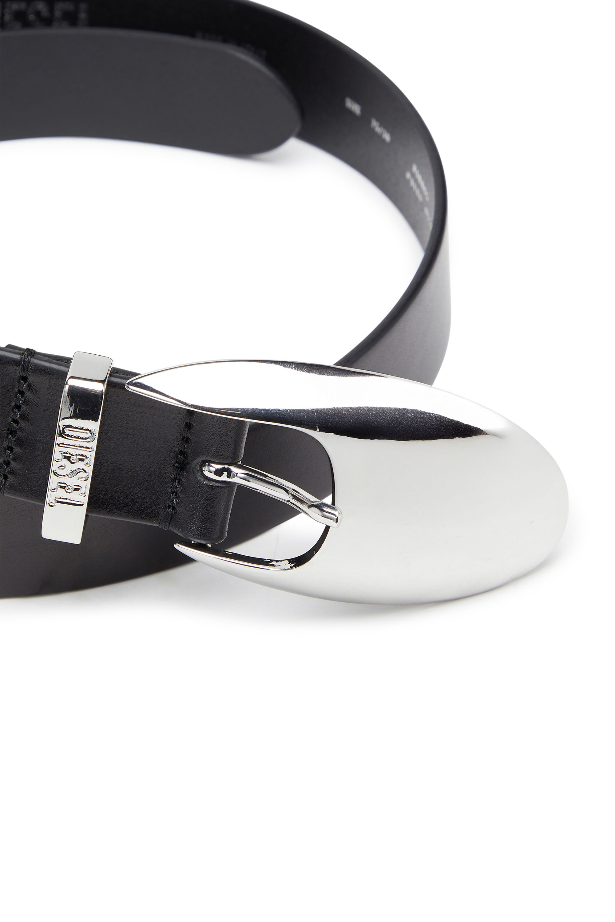 Diesel - B-ROP 30, 3 cm ceinture en cuir pull-up Femme in Noir - 3