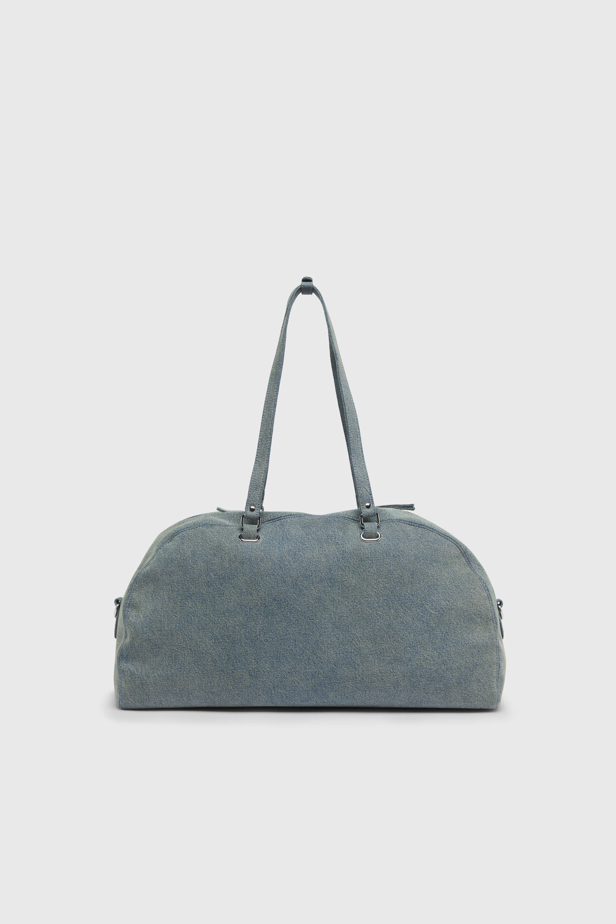 Diesel - 1DR DOME SOFT DUFFLE XL, 1DR Dome-Sac polochon en denim avec logo Oval D Mixte in Bleu - 3