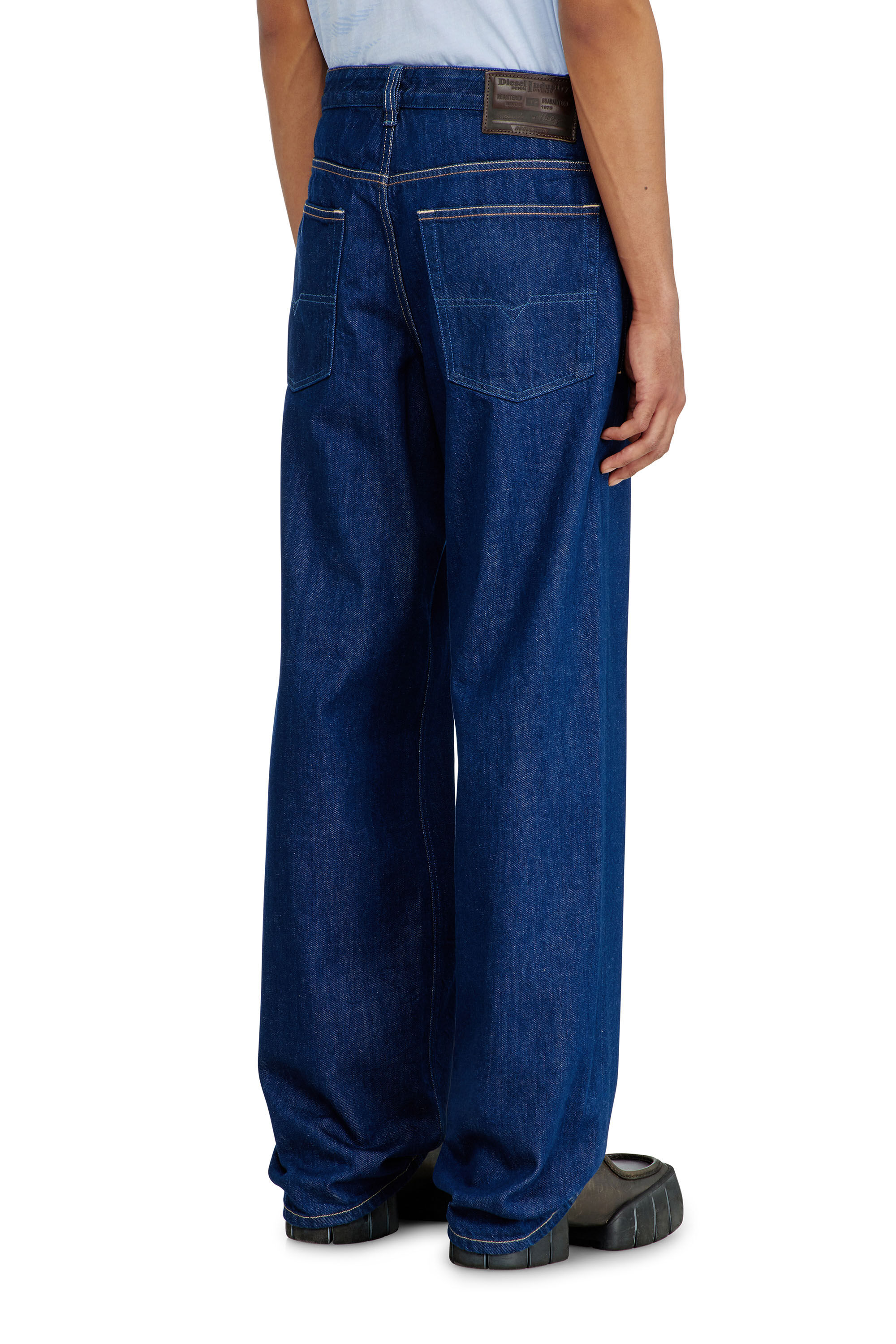 Diesel - Relaxed Jeans 2001 D-Macro 09Q09 Homme, Bleu Fonc&eacute; - Image 5