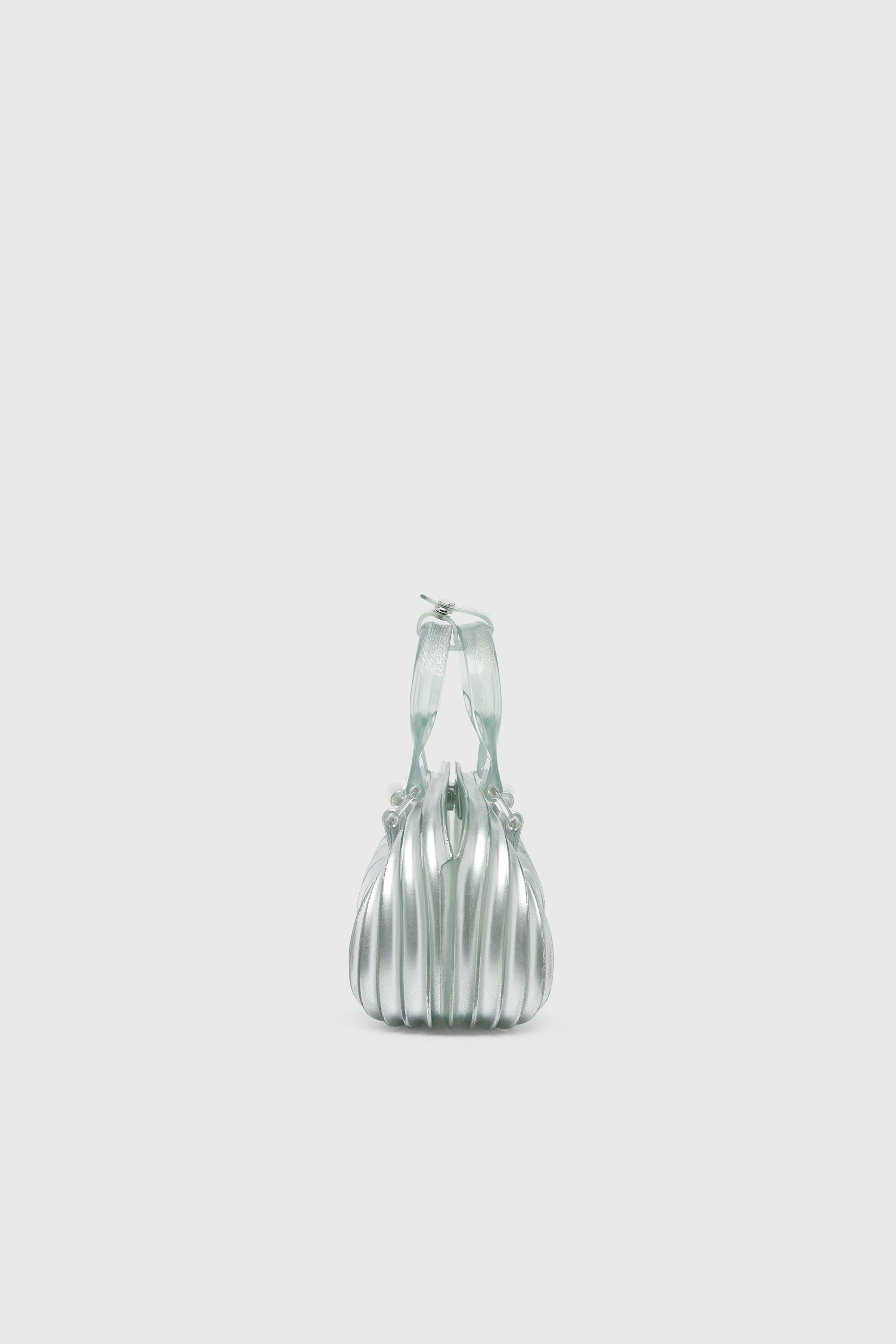 Diesel - MELISSA QUANTUM DOME, Quantum Dome &ndash; Sac &agrave; main en Melflex&reg; Femme in Gris argent&eacute; - 5