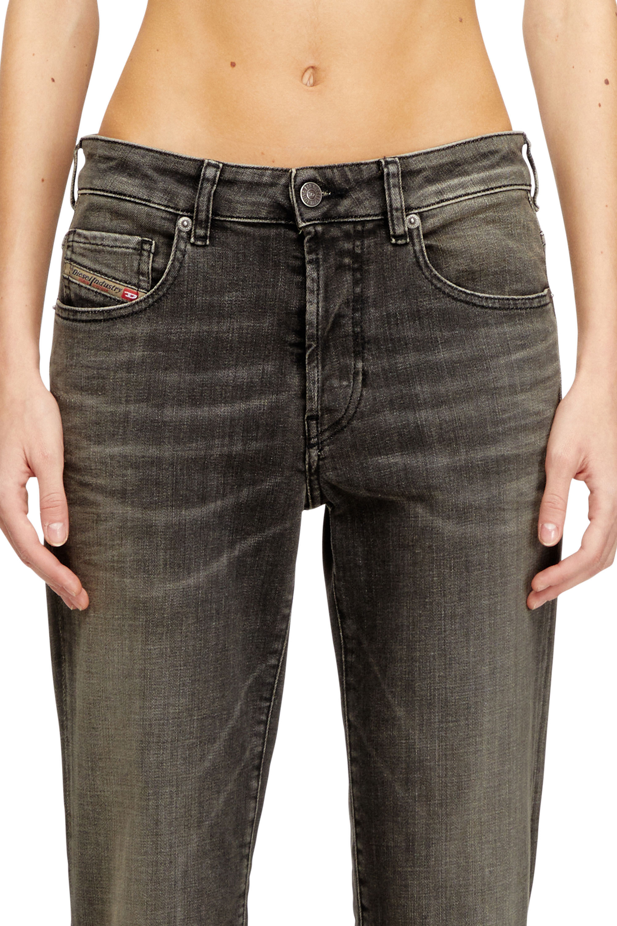 Diesel - Regular Jeans 1989 D-Mine 09N58 Femme, Gris - Image 4
