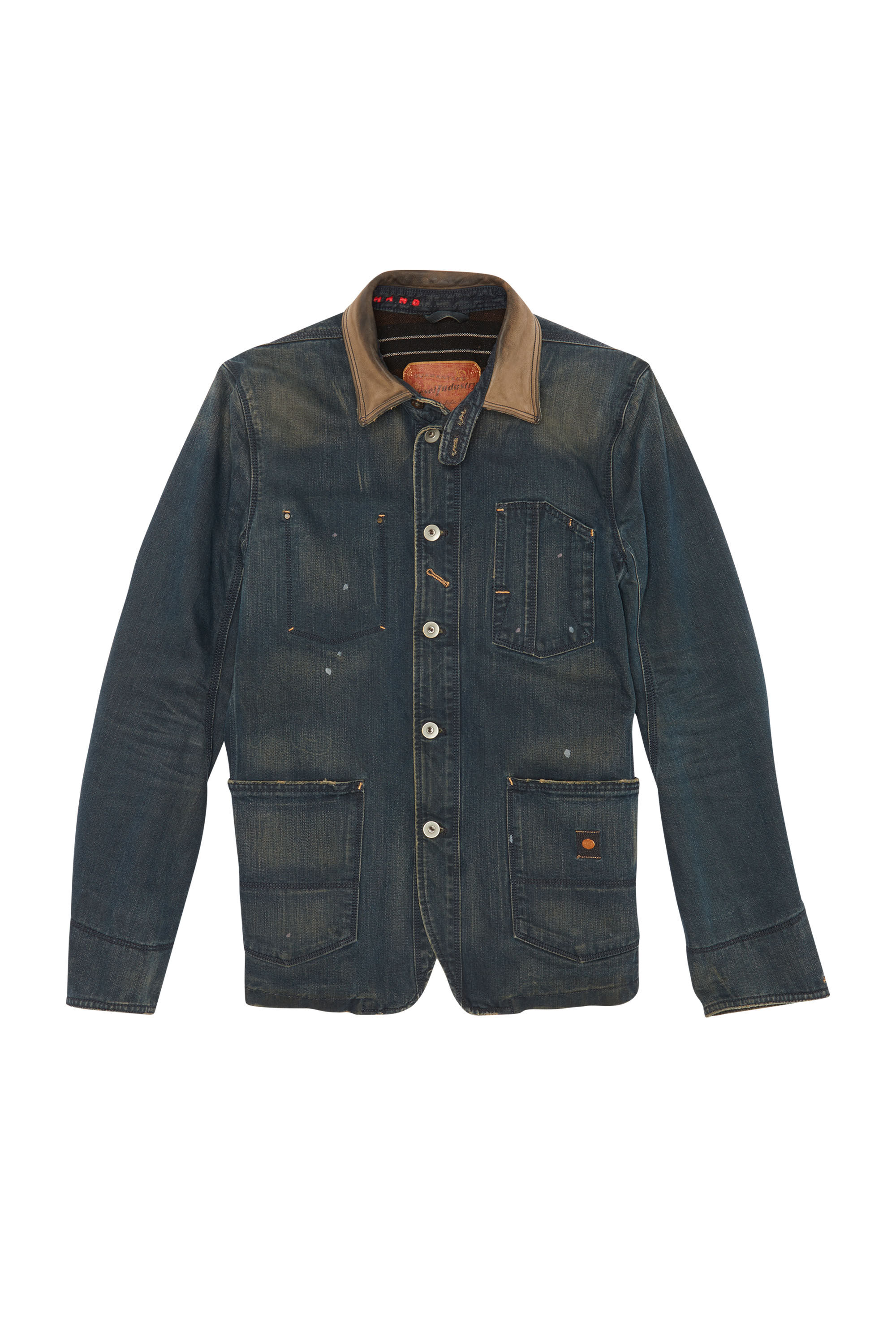 Diesel - JACKET-H-L-A-P, Diesel Homme - Vestes en denim Bleu foncé Homme in Bleu - 1