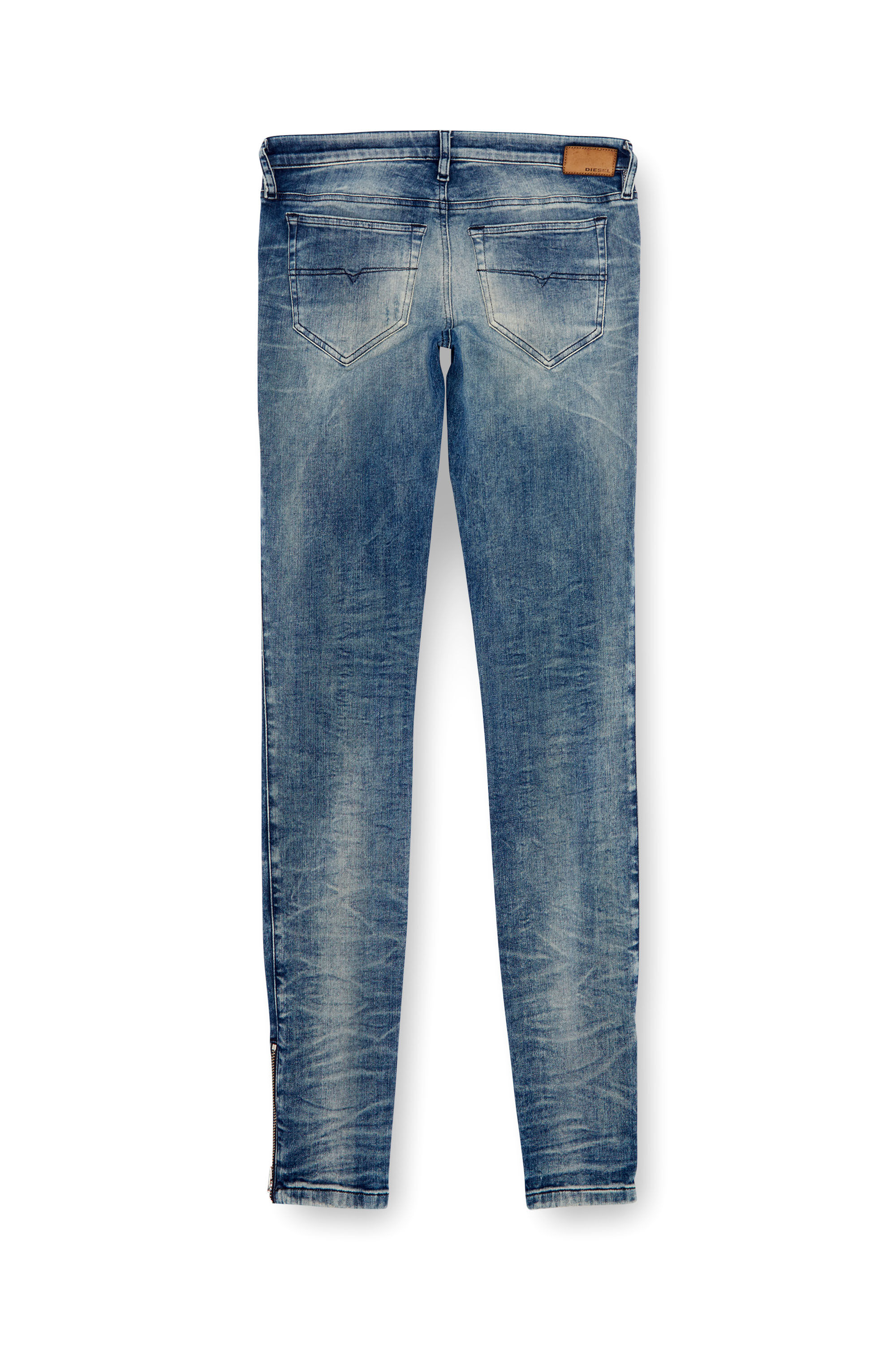 DIESEL｜SKINZEE-LOW-ZIP Jeans スキニー デニムパンツ Diesel Distressed SKINZEE-LOW-ZIP Slim Fit Jeans L32 women