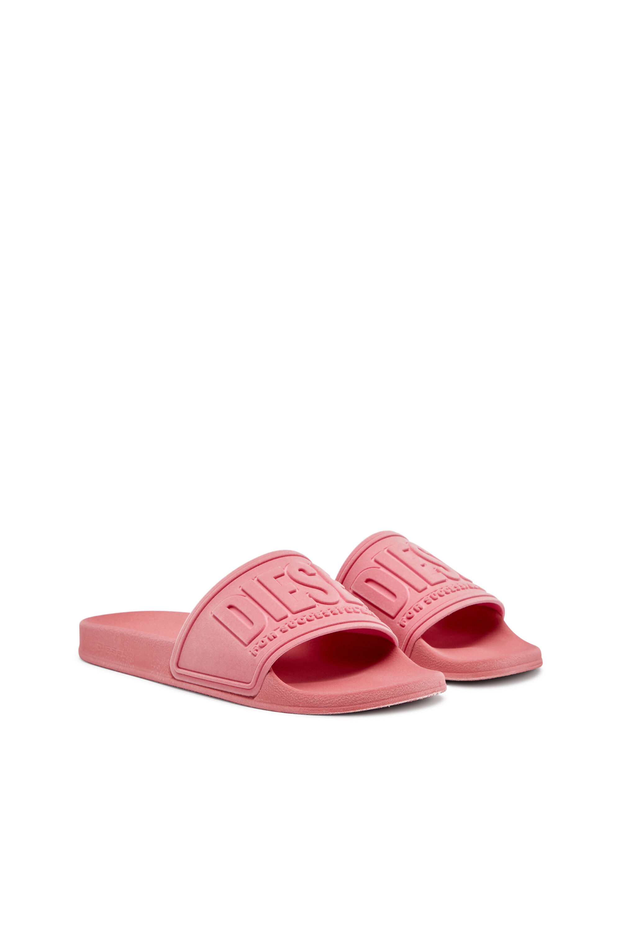 Diesel - SA-MAYEMI CC W, Sa-Mayemi-Claquettes de piscine avec flocage velouté Femme in Rose - 2
