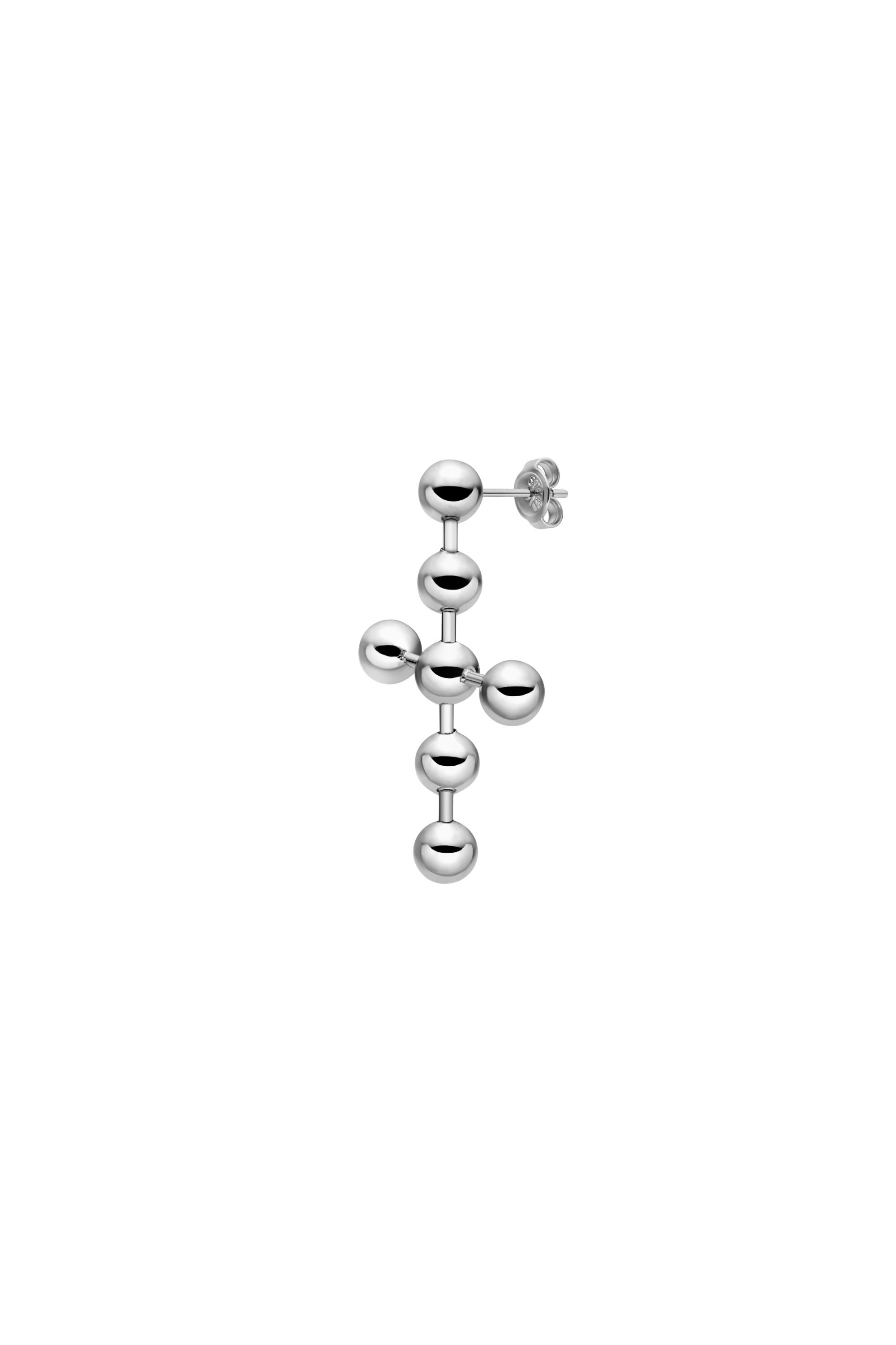 Diesel - DX167640 JEWELLERY, Boucle d'oreille pendante en acier inoxydable Mixte in Gris argent&eacute; - 1