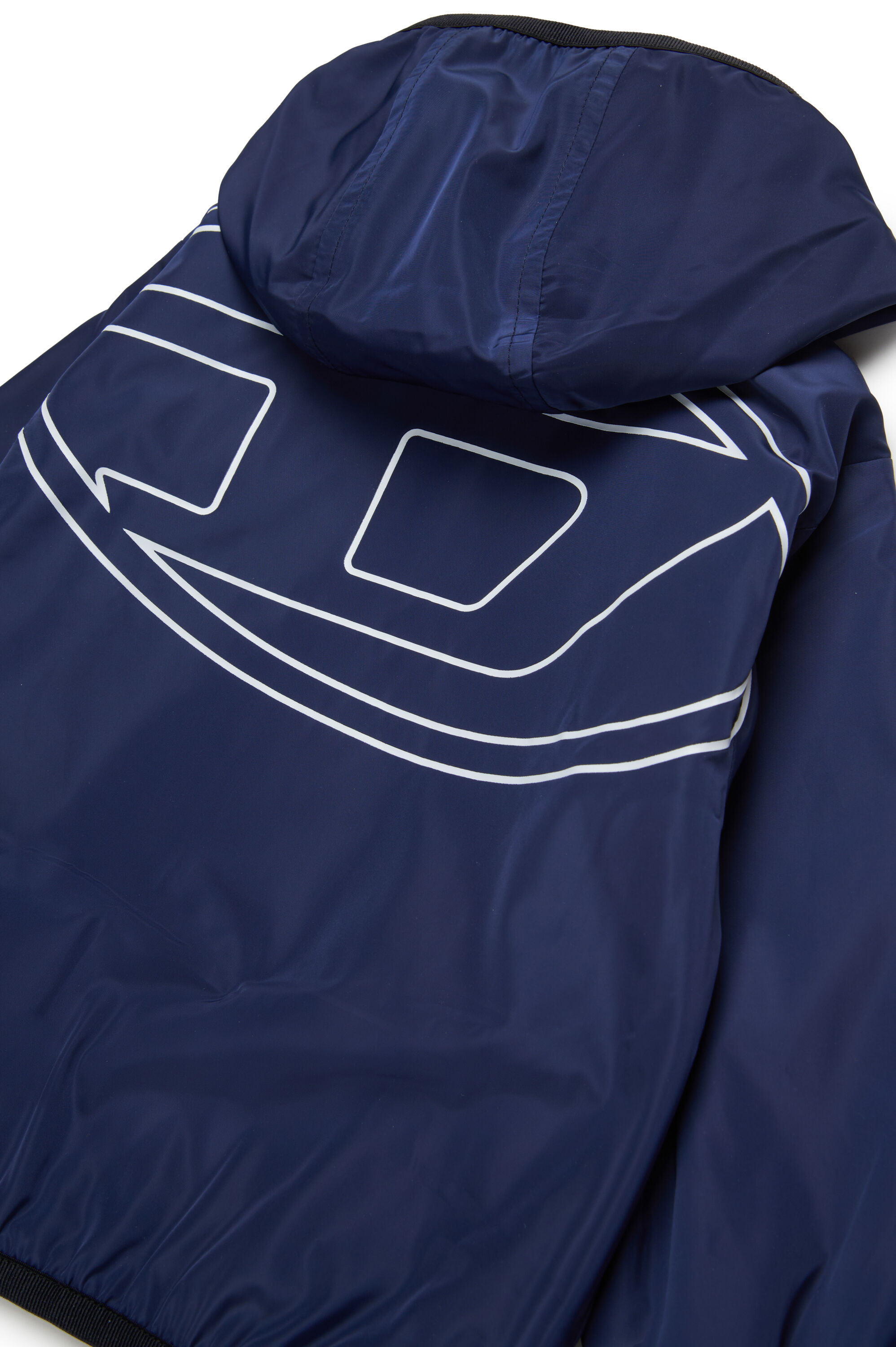 Diesel - JFLOGB, Veste à capuche avec mega imprimé Oval D Mixte in Bleu - 4