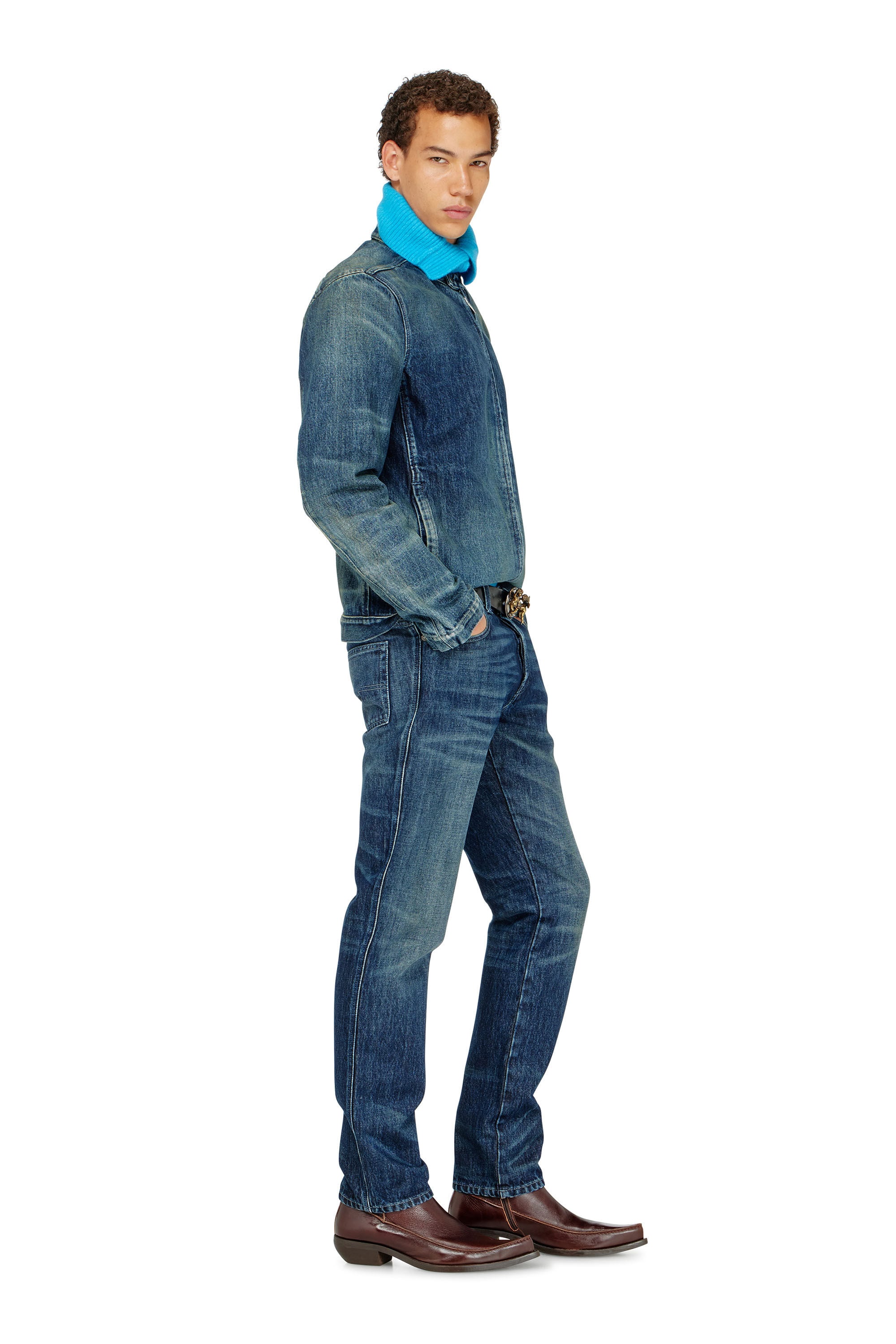 Diesel - Slim Jeans 1993 D-Vyl 007FZ Homme, Bleu Fonc&eacute; - Image 2