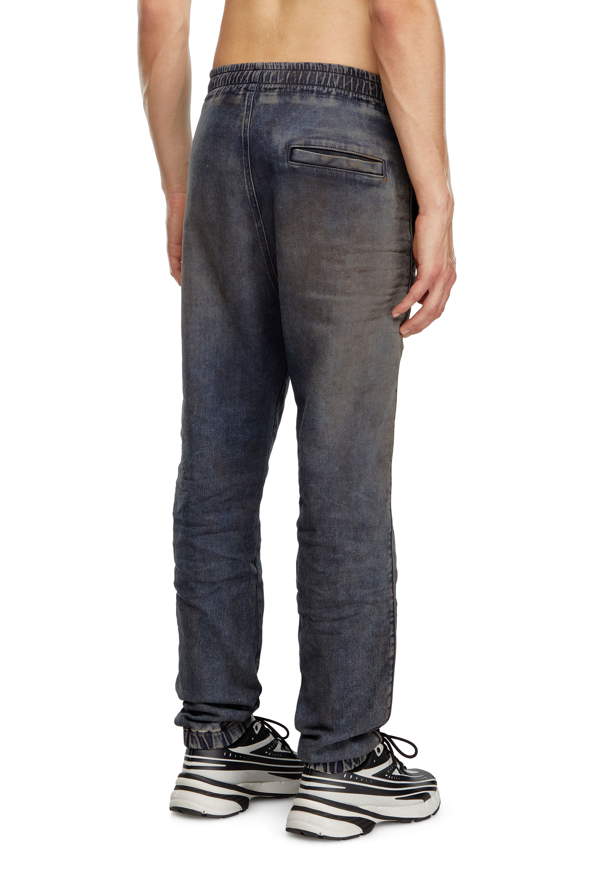 Diesel - Man Tapered D-Lab Track Denim 068LV, Dark Blue - Image 4