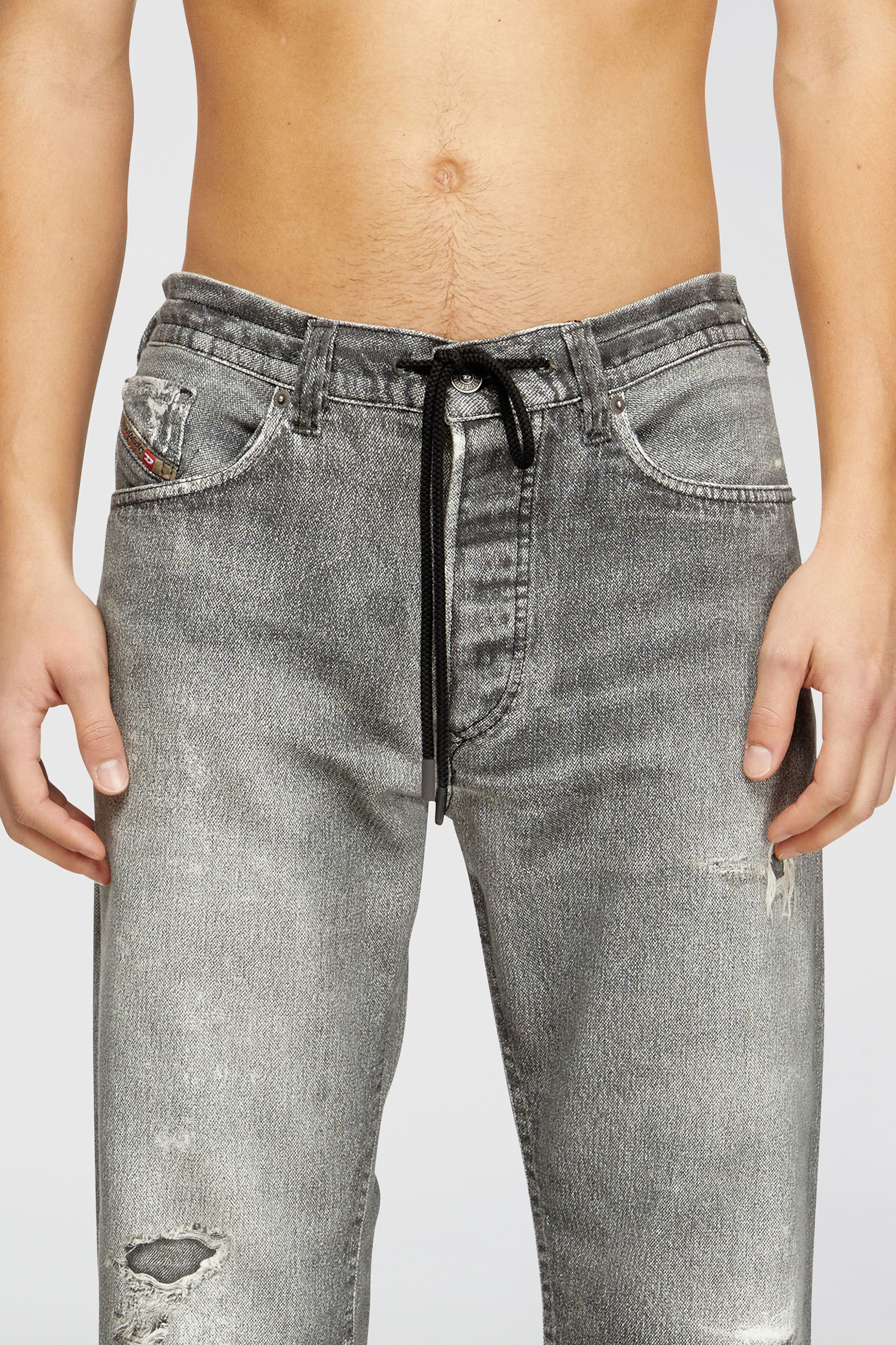 Diesel - Relaxed 2080 D-Reel Joggjeans&reg; 068US Homme, Gris - Image 5