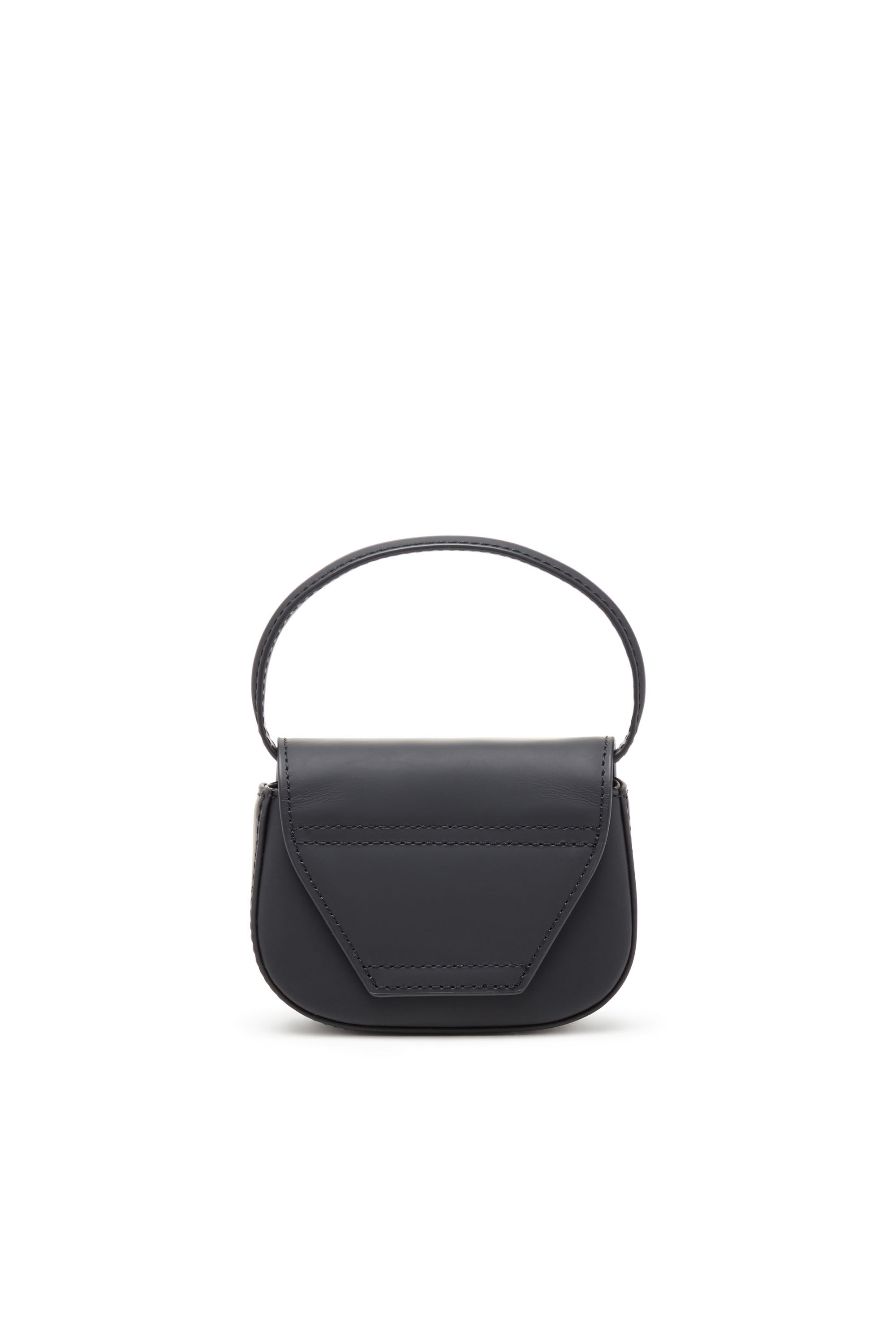 1DR Xs Mini sac iconique en cuir mat Femme Noir Diesel